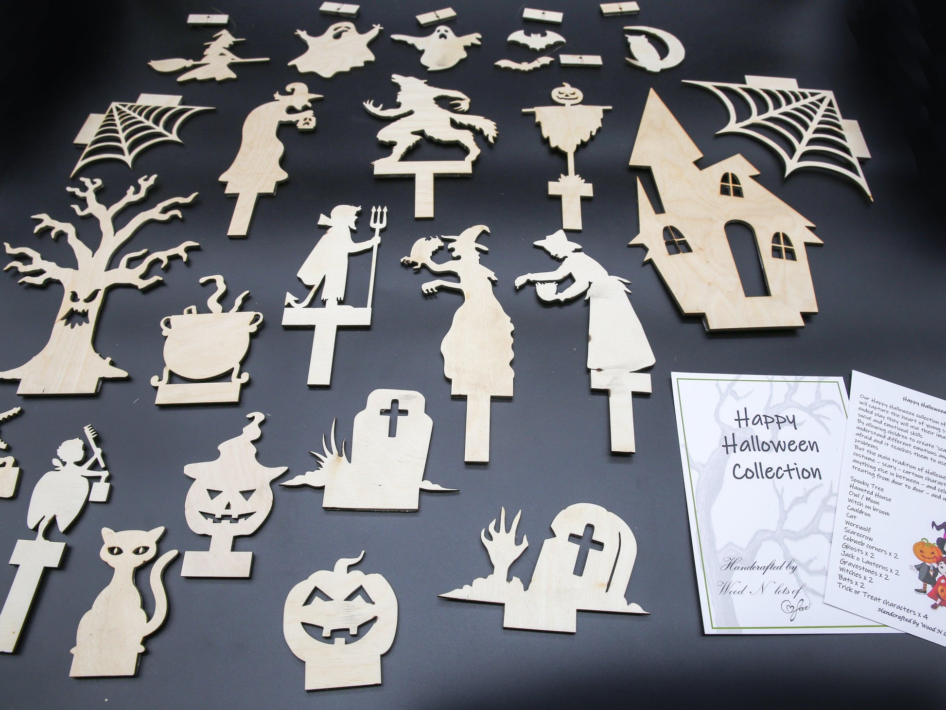 Shadow Puppet Theatre - With Three Puppet Sets - woodnlotsoflove