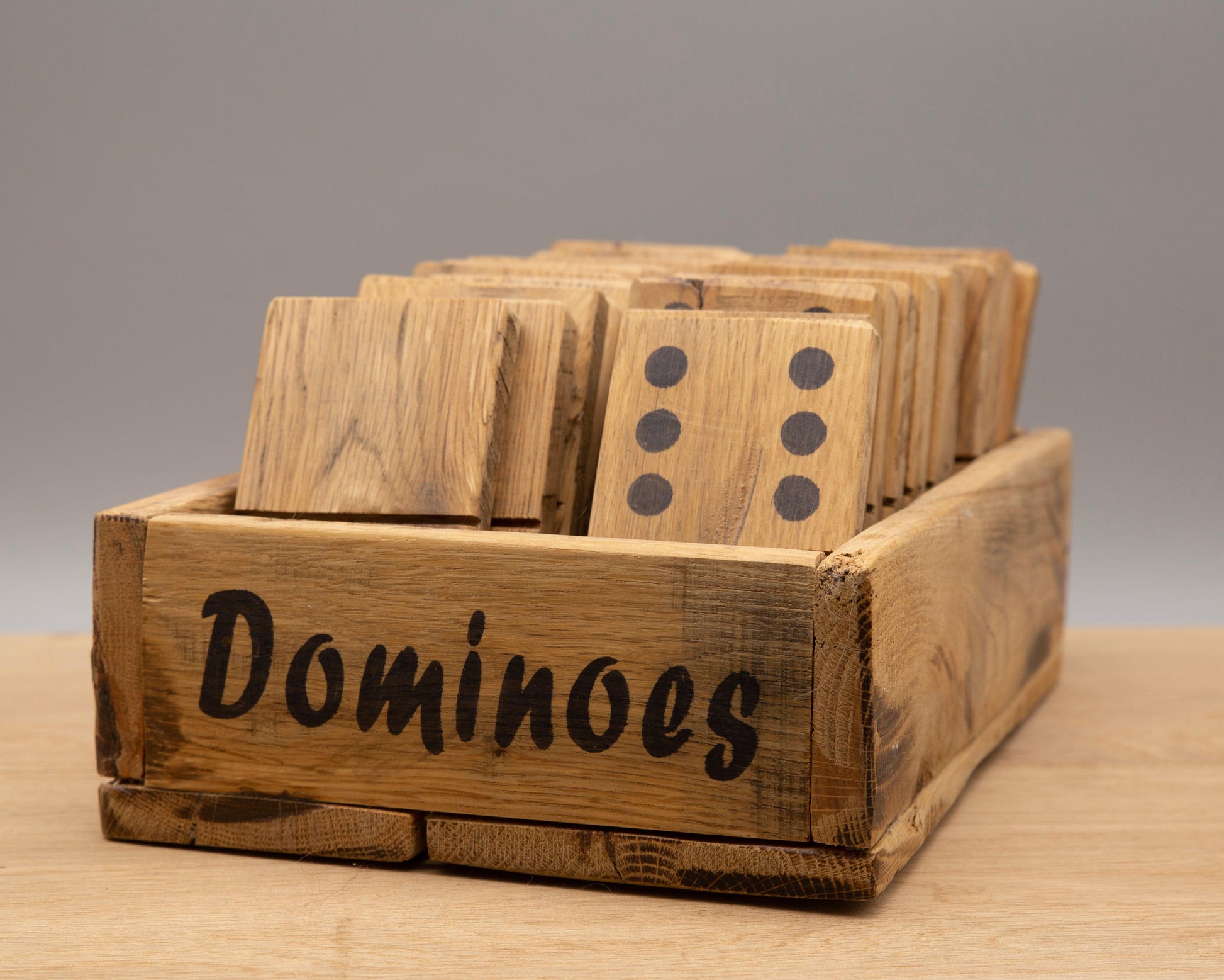 Large Wooden Dominoes - Double 6 Set - woodnlotsoflove