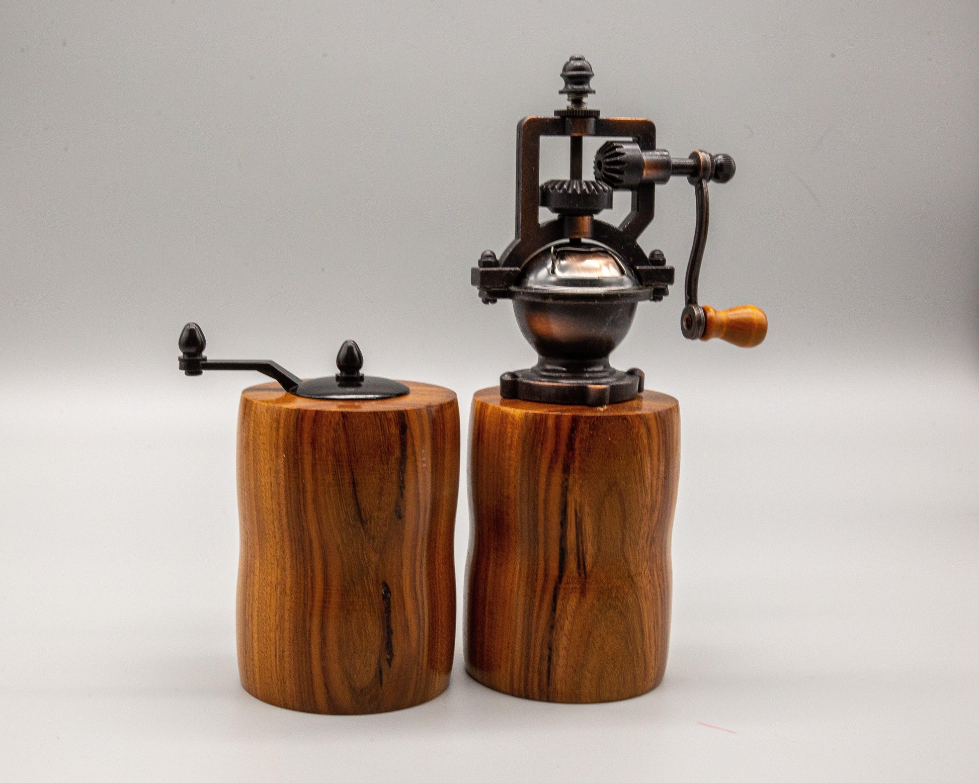 Salt And Pepper Mill Made From Massa - woodnlotsoflove