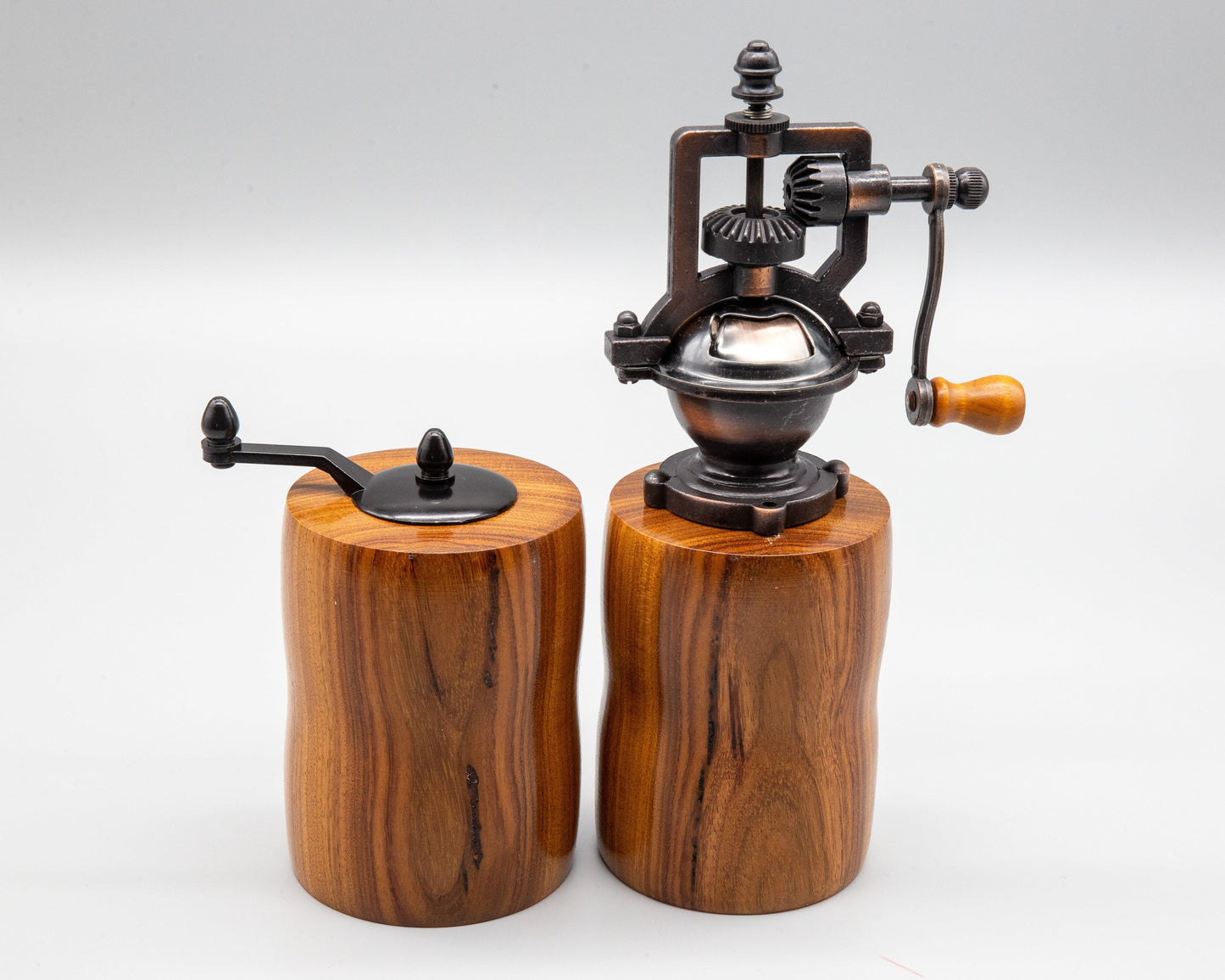 Salt And Pepper Mill Made From Massa - woodnlotsoflove