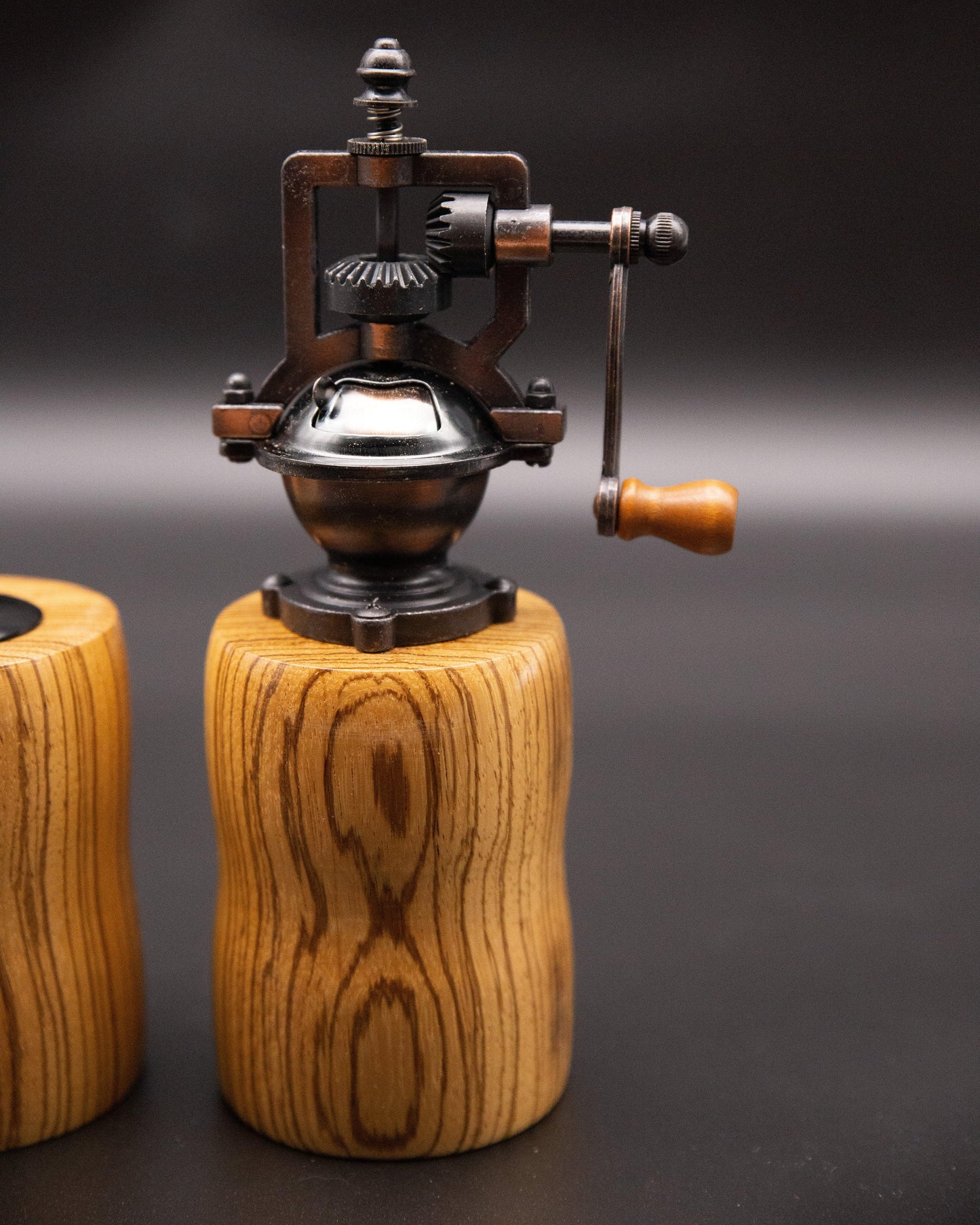 Salt And Pepper Mill Made From Zebrano - woodnlotsoflove