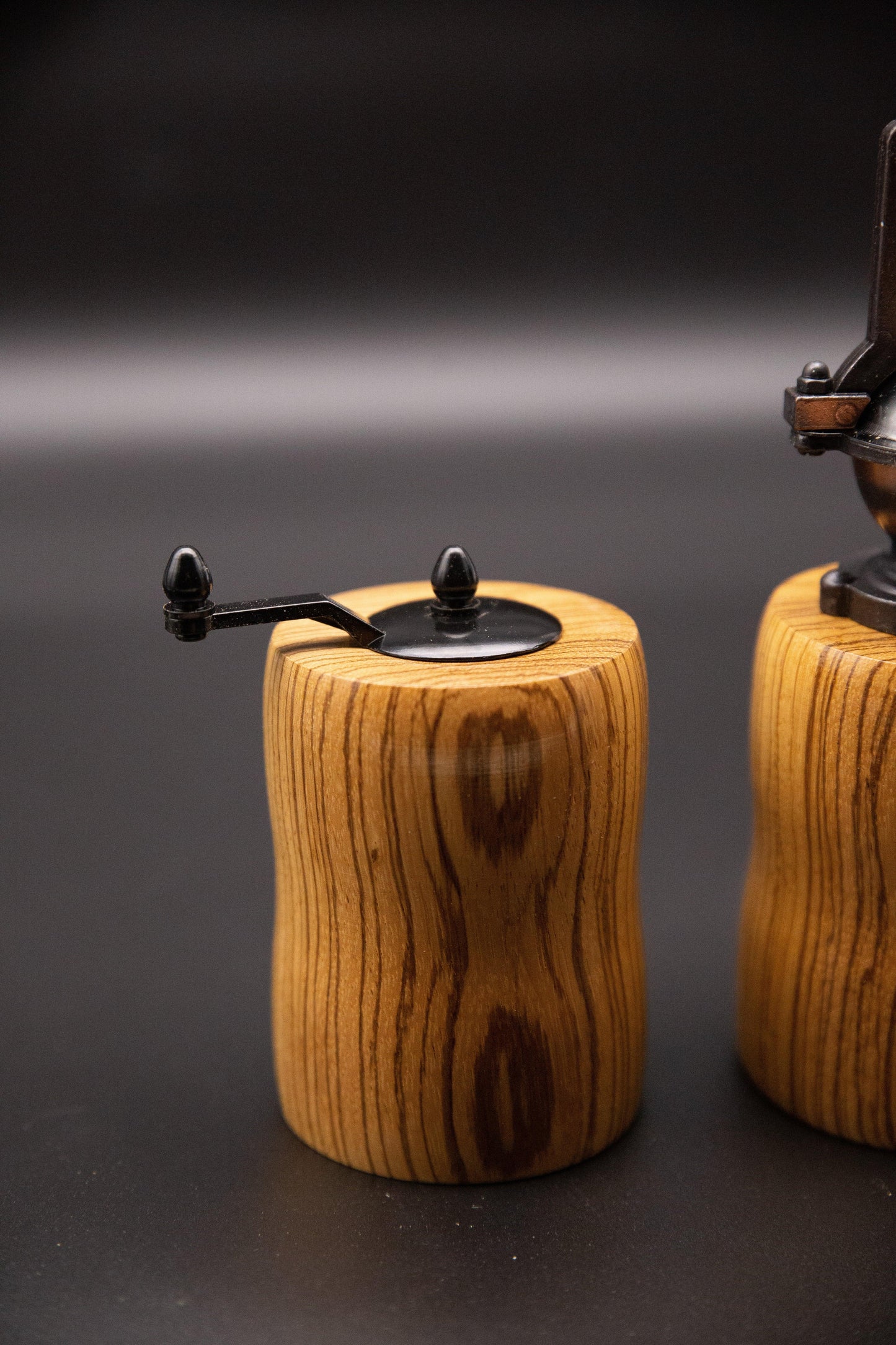 Salt And Pepper Mill Made From Zebrano - woodnlotsoflove