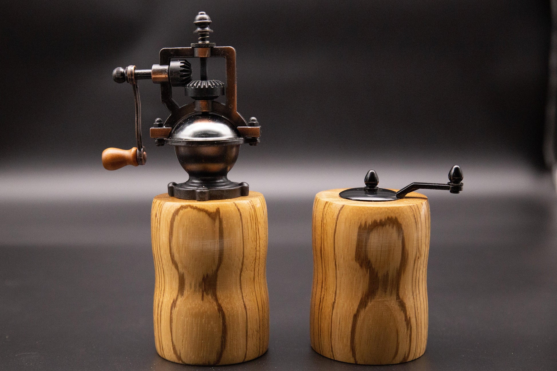 Salt And Pepper Mill Made From Zebrano - woodnlotsoflove