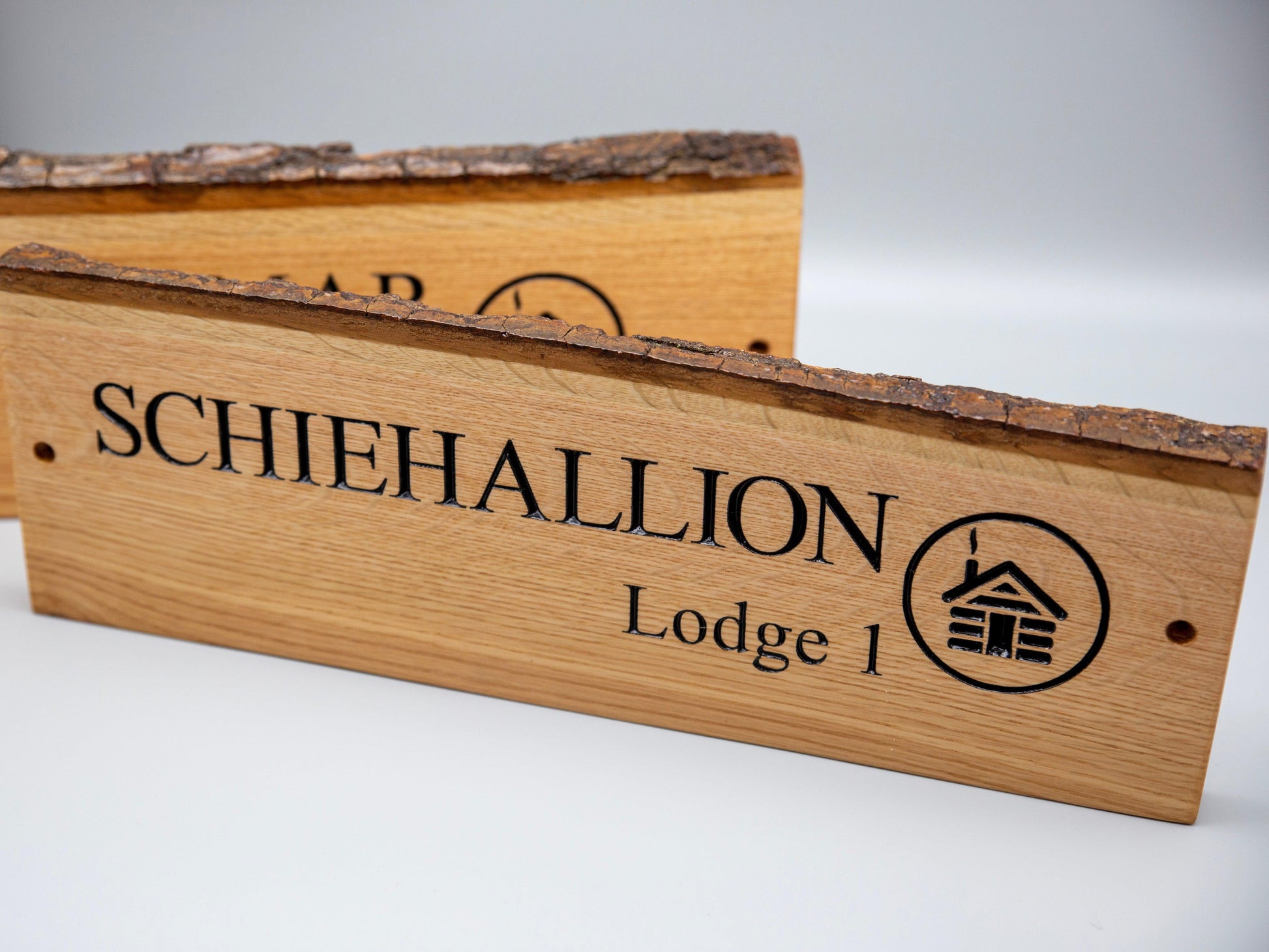 Custom Solid Oak House Sign - woodnlotsoflove