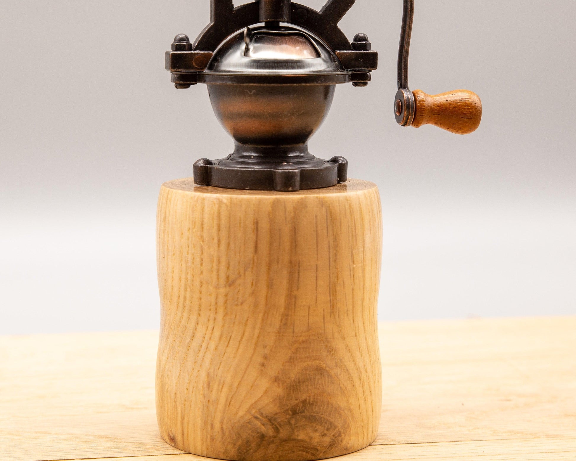 Salt And Pepper Mill Made From Oak - woodnlotsoflove