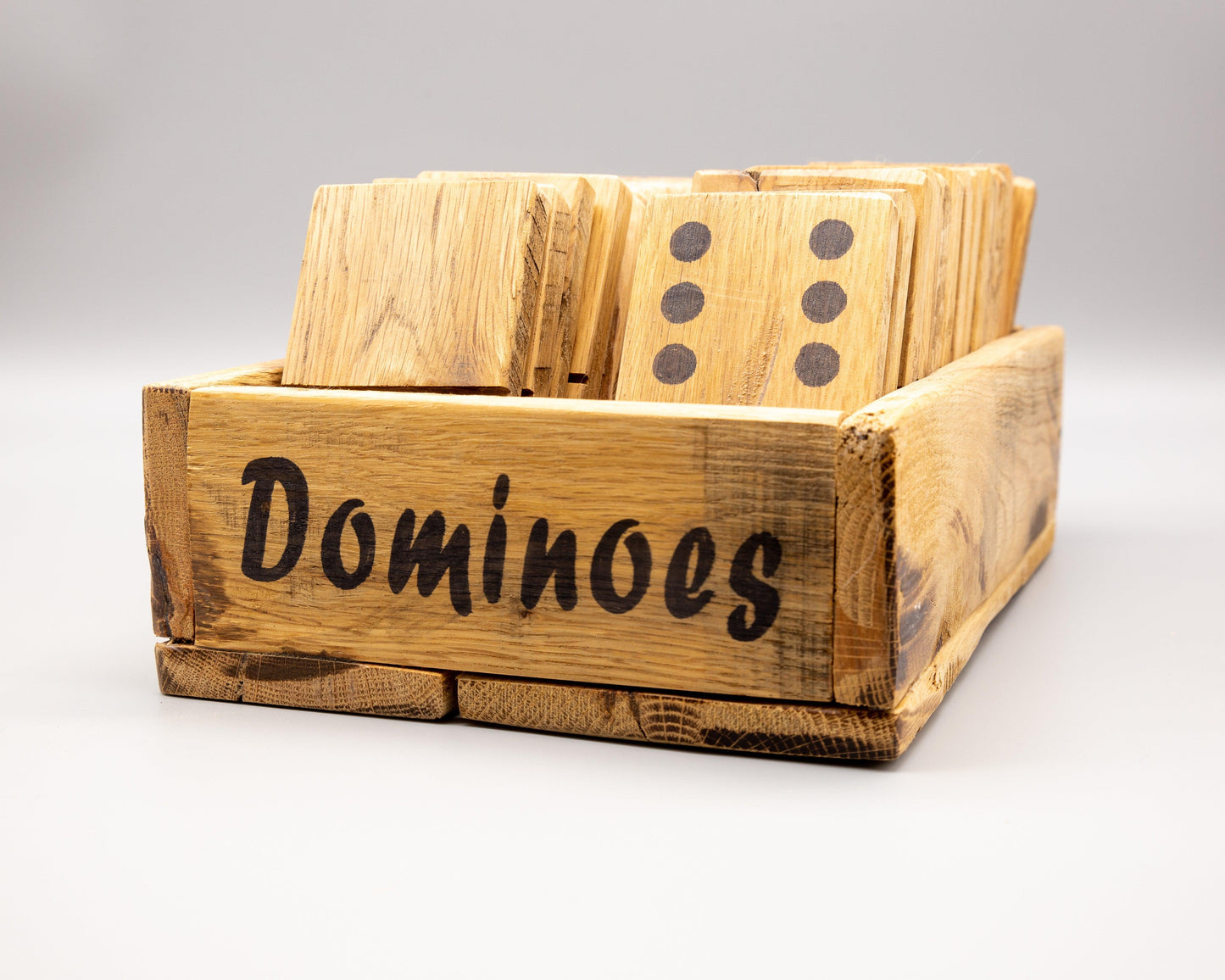 Large Wooden Dominoes - Double 6 Set - woodnlotsoflove