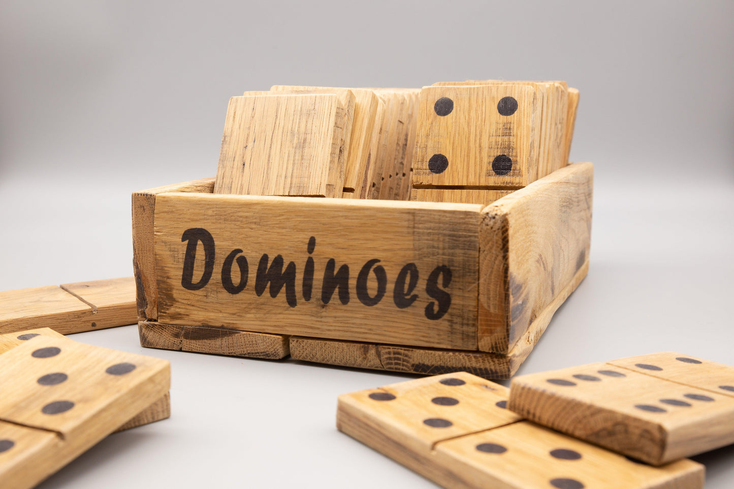 Large Wooden Dominoes - Double 6 Set - woodnlotsoflove