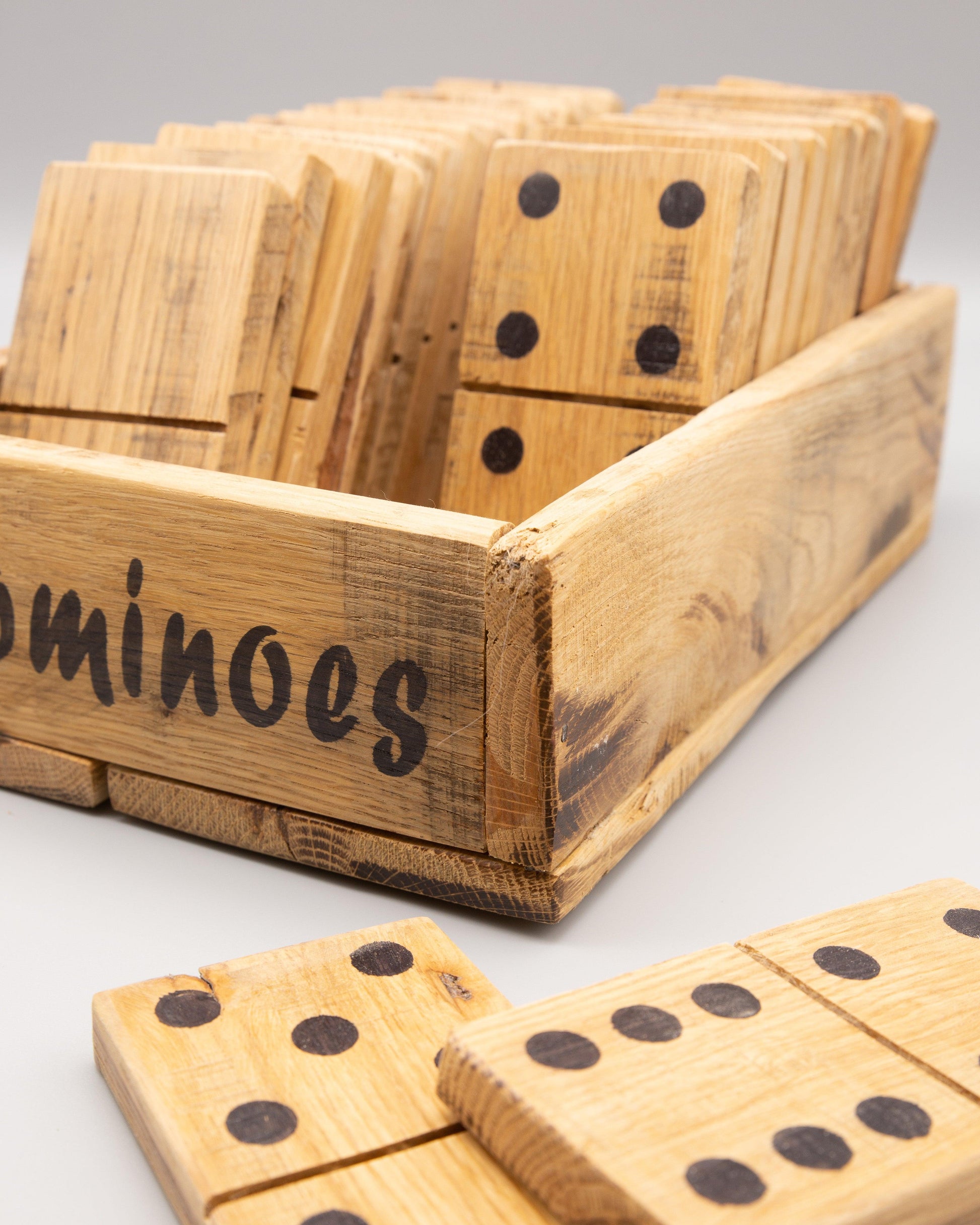 Large Wooden Dominoes - Double 6 Set - woodnlotsoflove