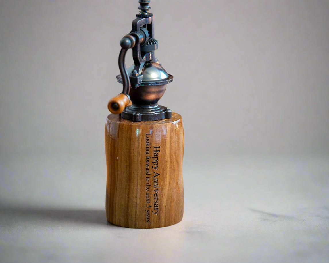 Pepper Mill Made From Zebrano