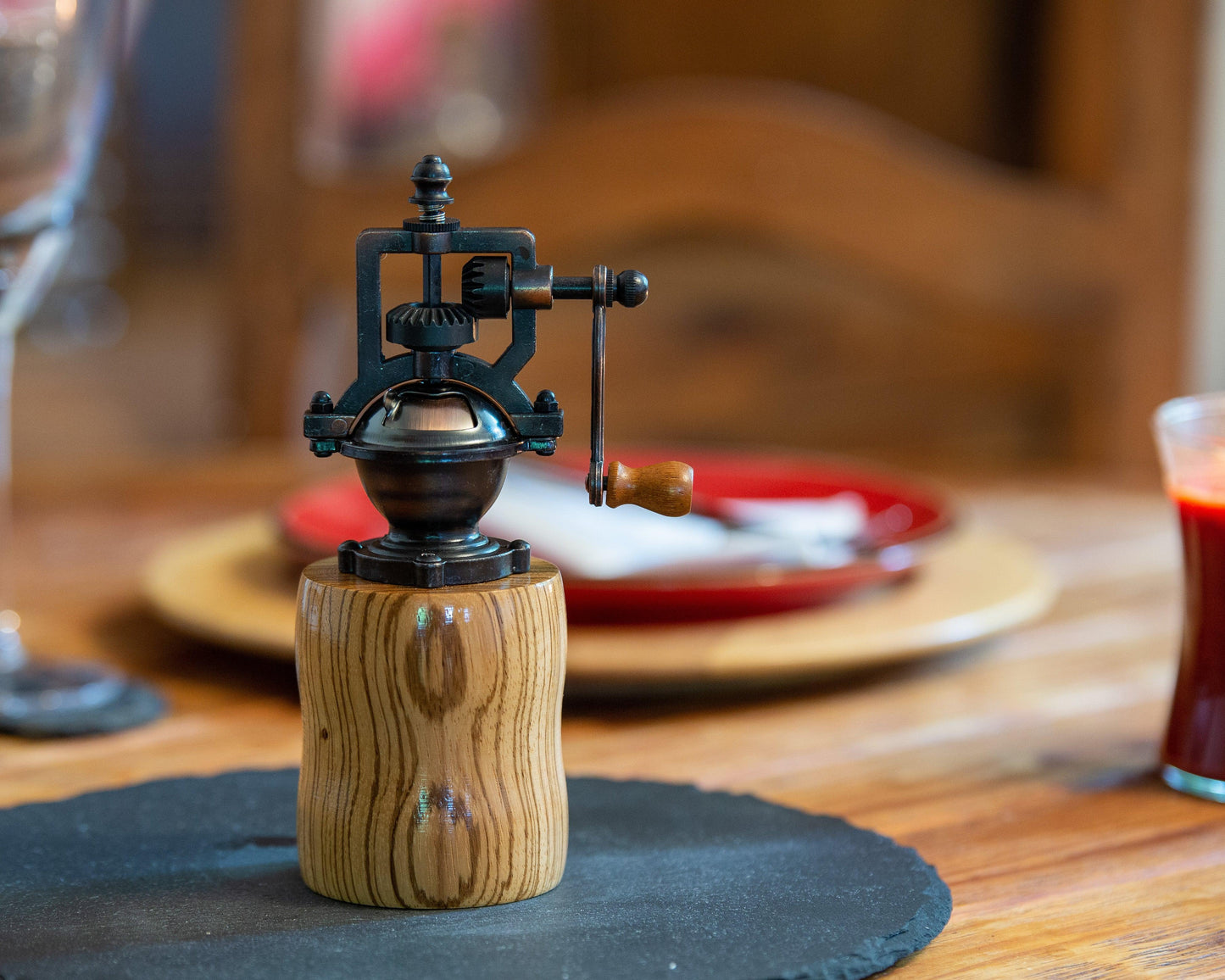 Pepper Mill Made From Zebrano - woodnlotsoflove