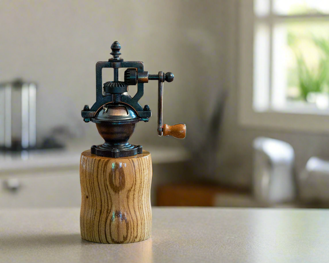 Pepper Mill Made From Zebrano