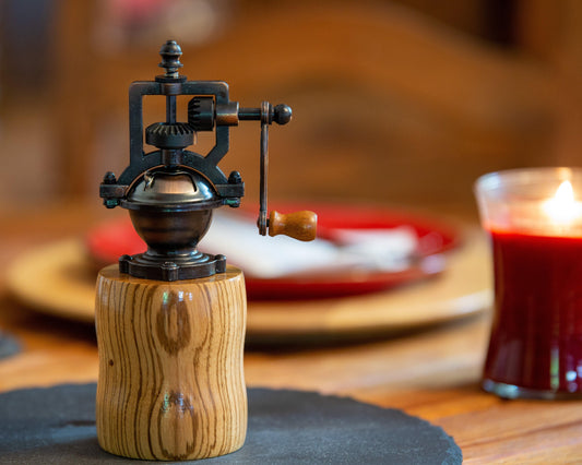 Pepper Mill Made From Zebrano - woodnlotsoflove