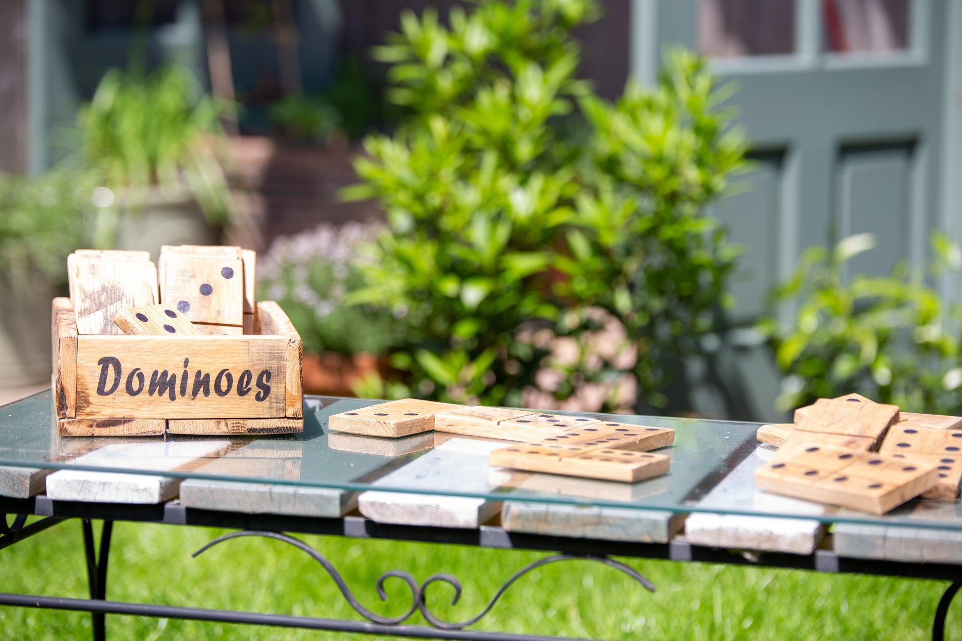 Large Wooden Dominoes - Double 6 Set - woodnlotsoflove