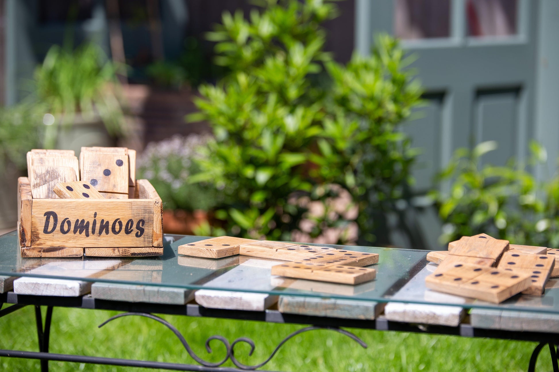 Large Wooden Dominoes - Double 6 Set - woodnlotsoflove