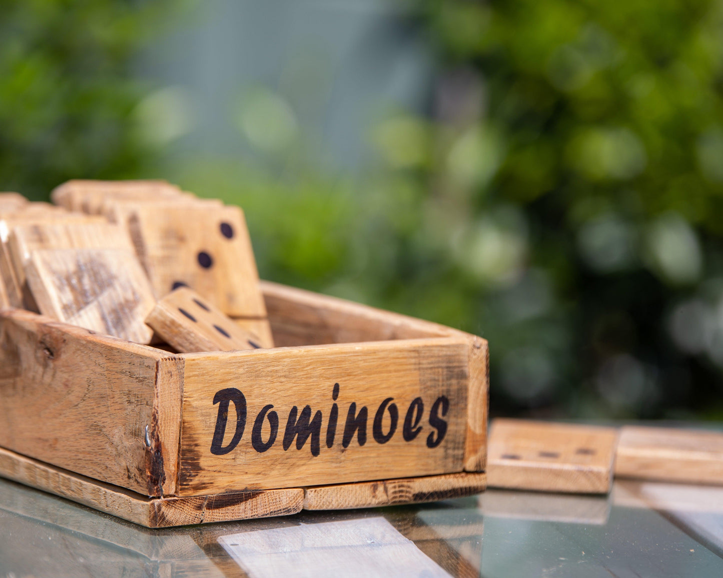 Large Wooden Dominoes - Double 6 Set - woodnlotsoflove