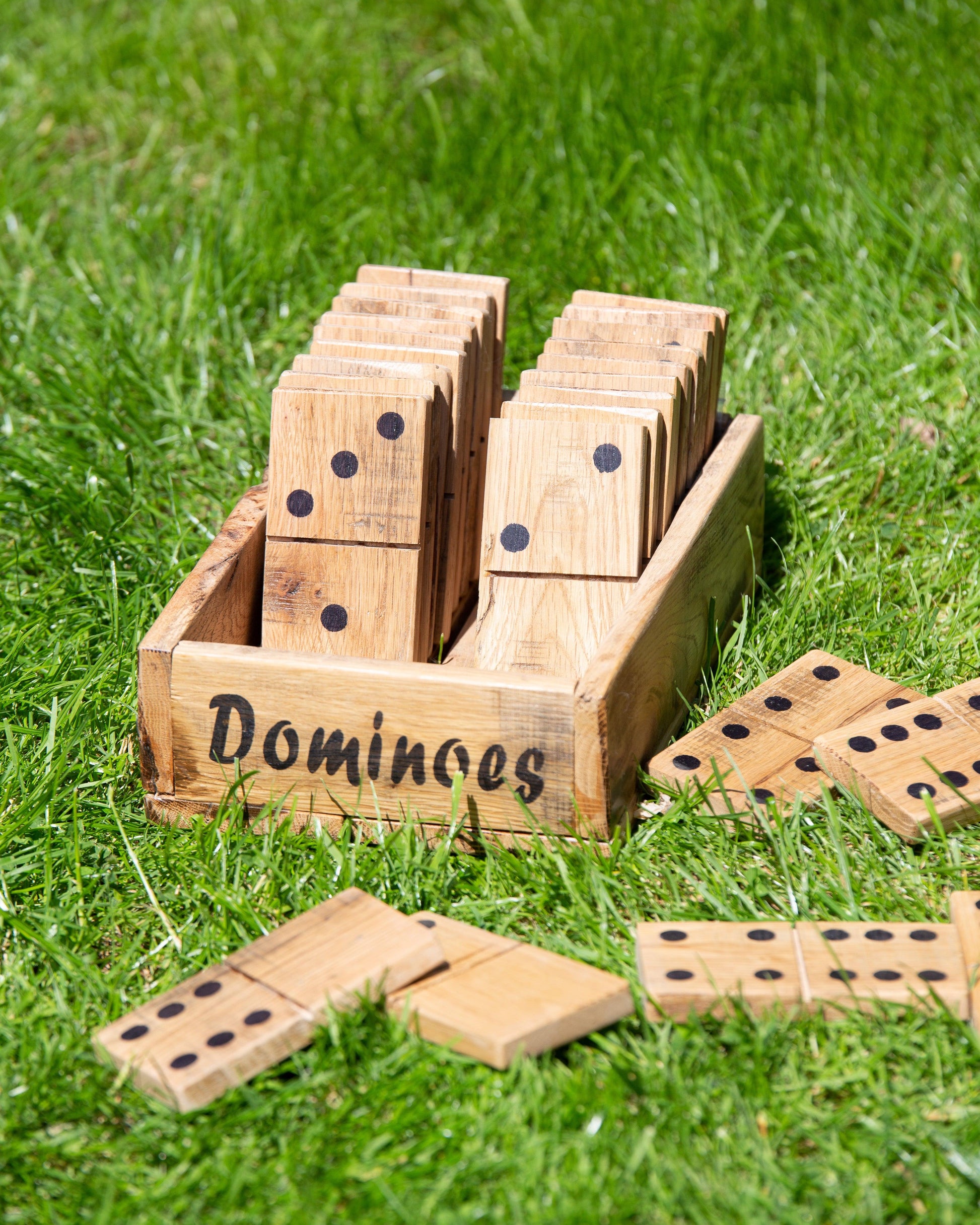 Large Wooden Dominoes - Double 6 Set - woodnlotsoflove