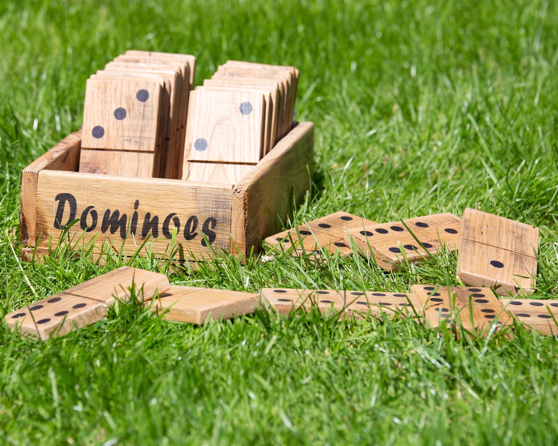 Large Wooden Dominoes - Double 6 Set - woodnlotsoflove