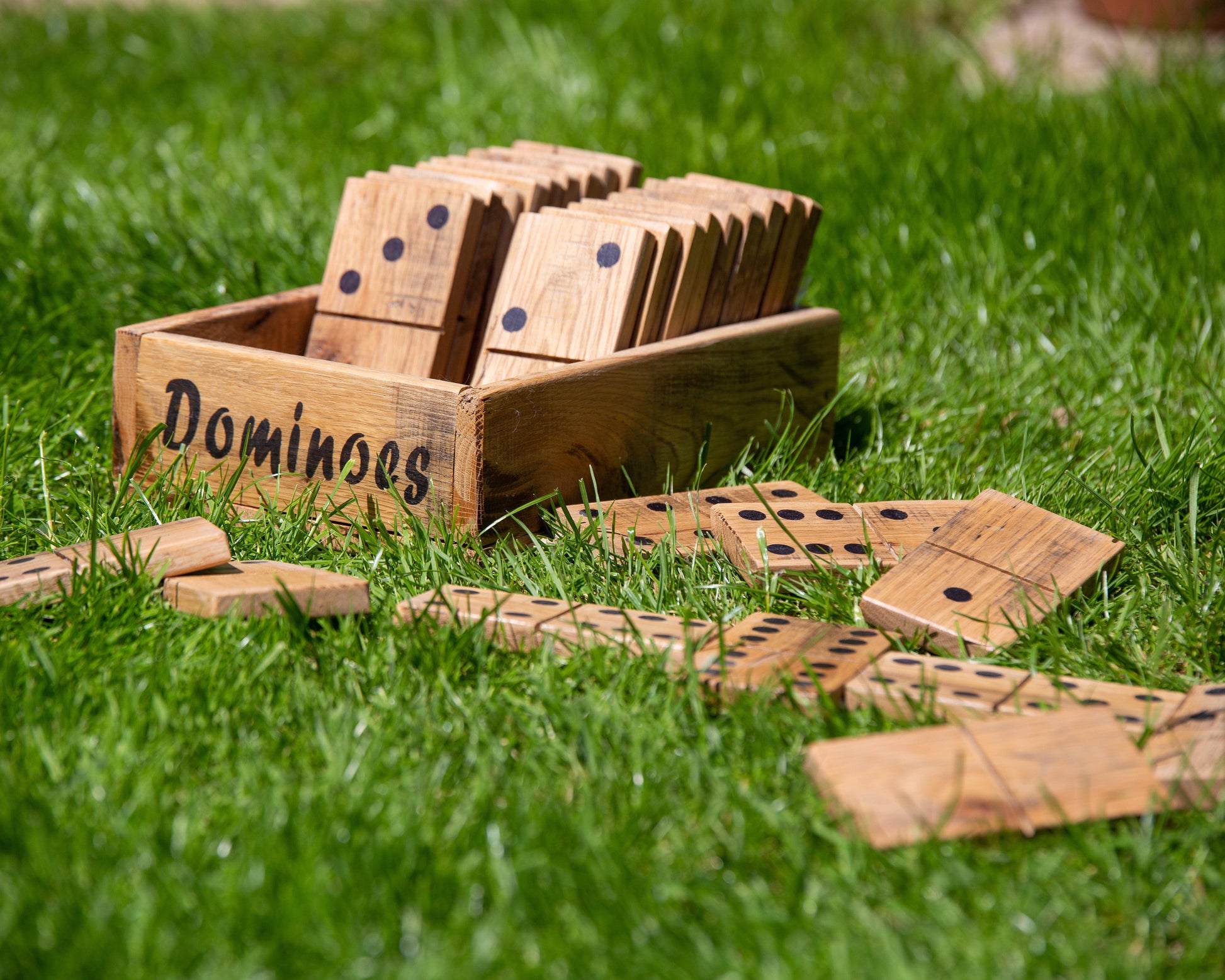 Large Wooden Dominoes - Double 6 Set - woodnlotsoflove