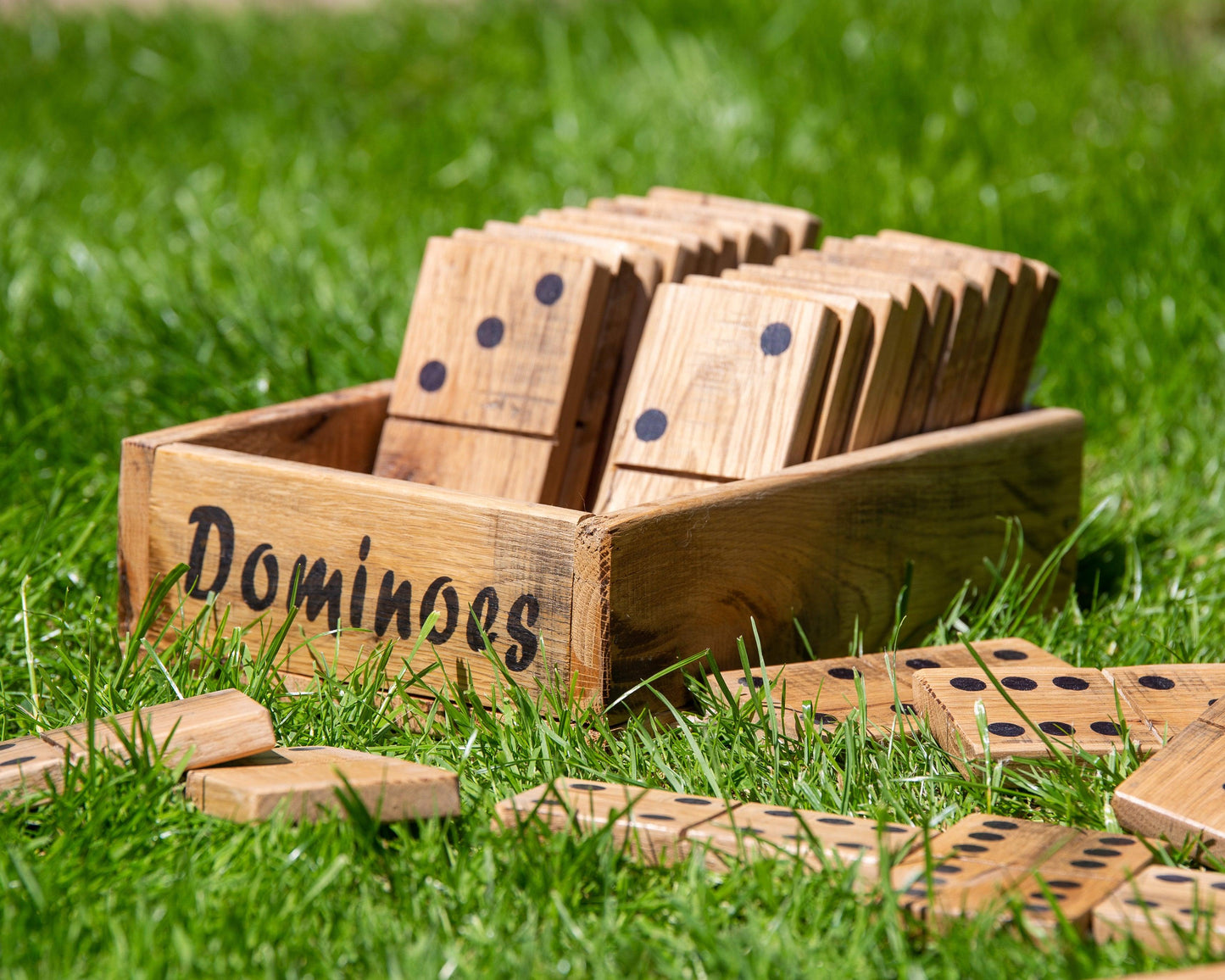 Large Wooden Dominoes - Double 6 Set - woodnlotsoflove