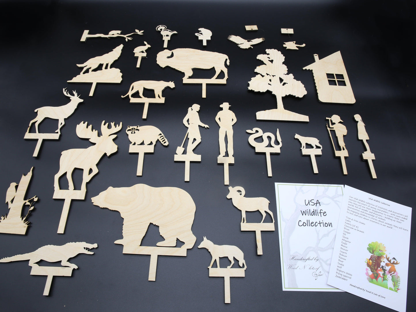 Shadow Puppet Theatre - With Two Puppet Sets - woodnlotsoflove