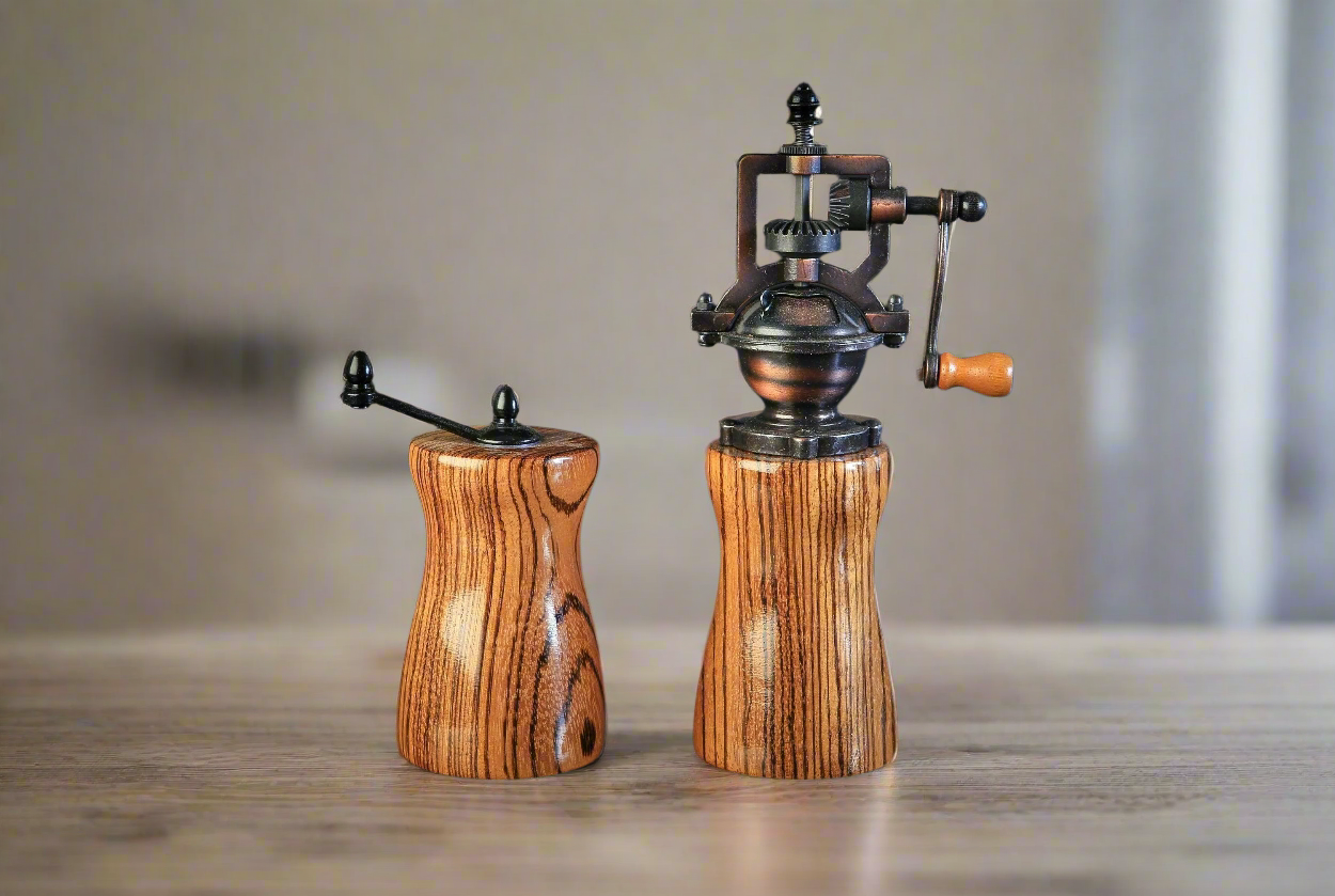 Salt And Pepper Mills (Slimline) - Various Woods