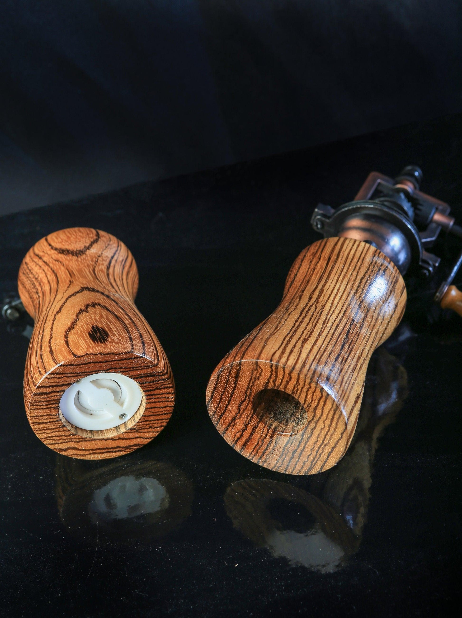 Slimline Salt And Pepper Mill In The Wood Of Your Choice - woodnlotsoflove