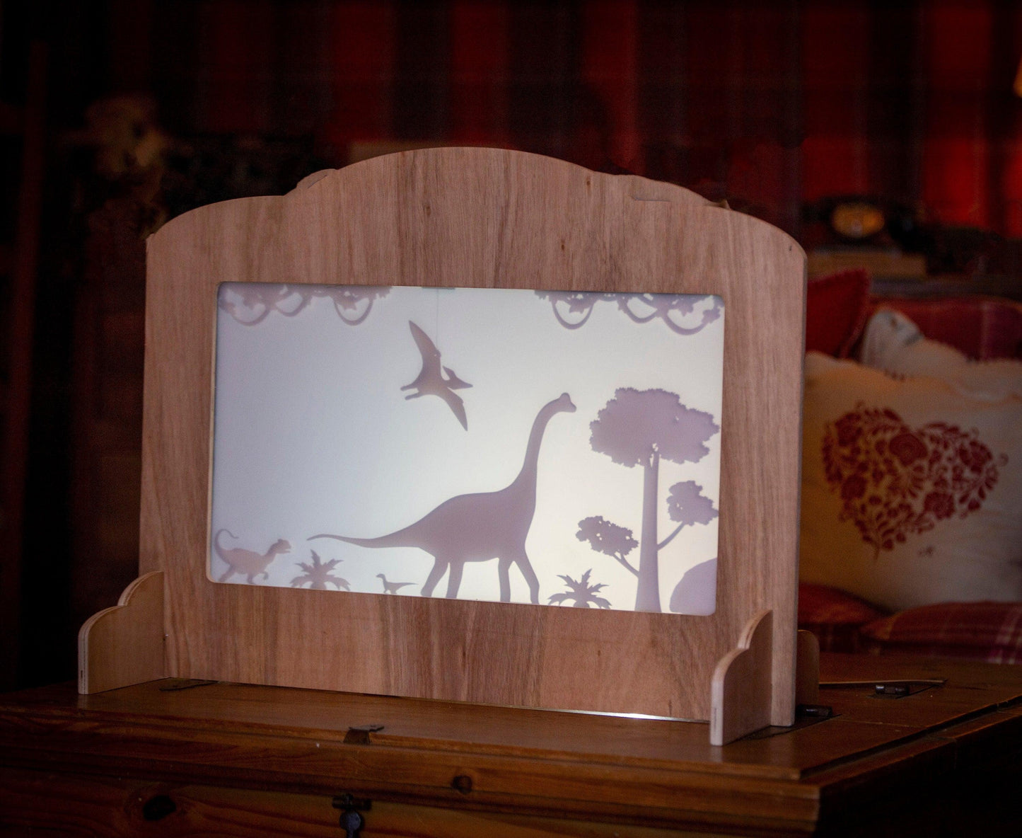 Shadow Puppet Theatre - With Three Puppet Sets - woodnlotsoflove