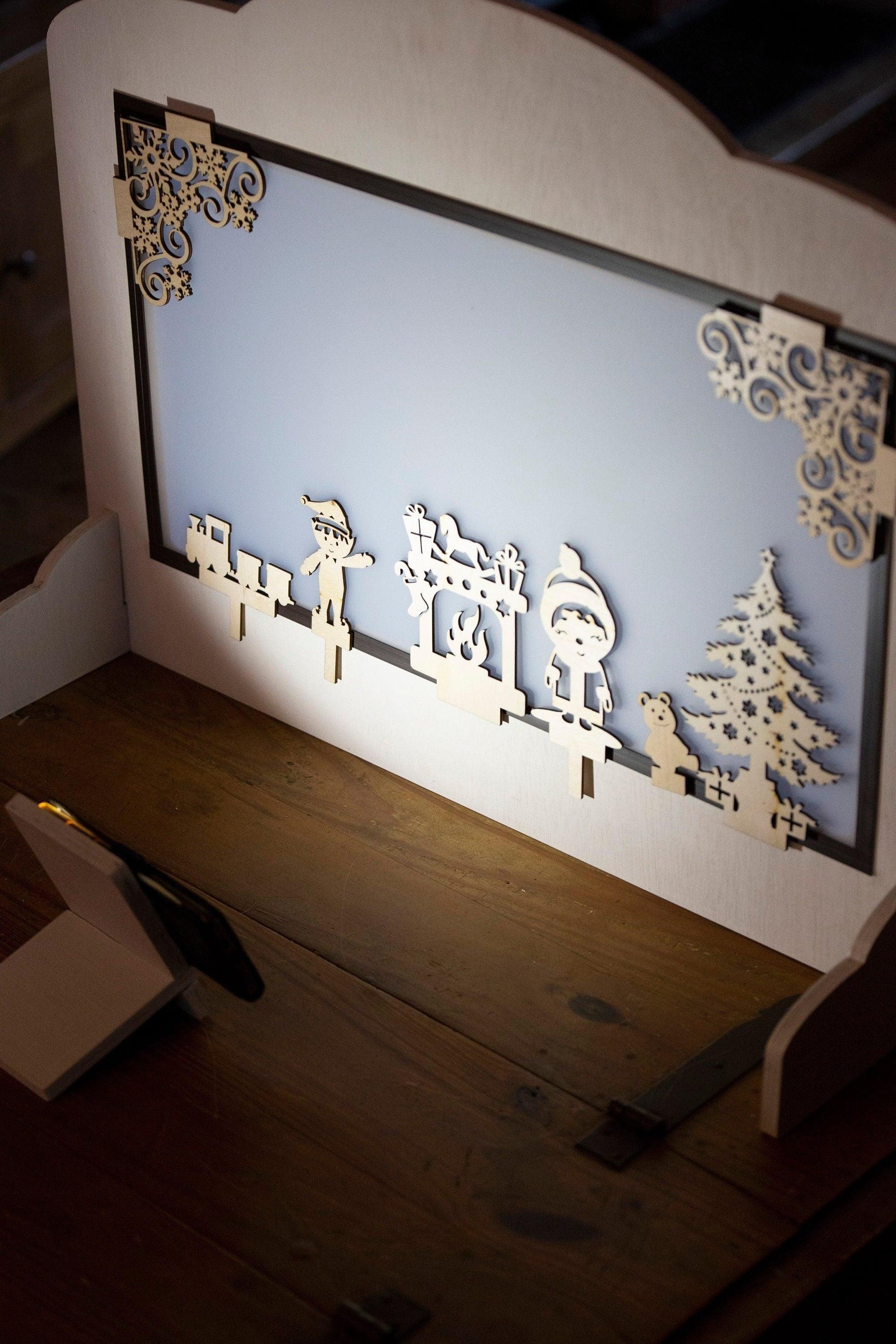 Christmas Wonderland Shadow Puppets - woodnlotsoflove