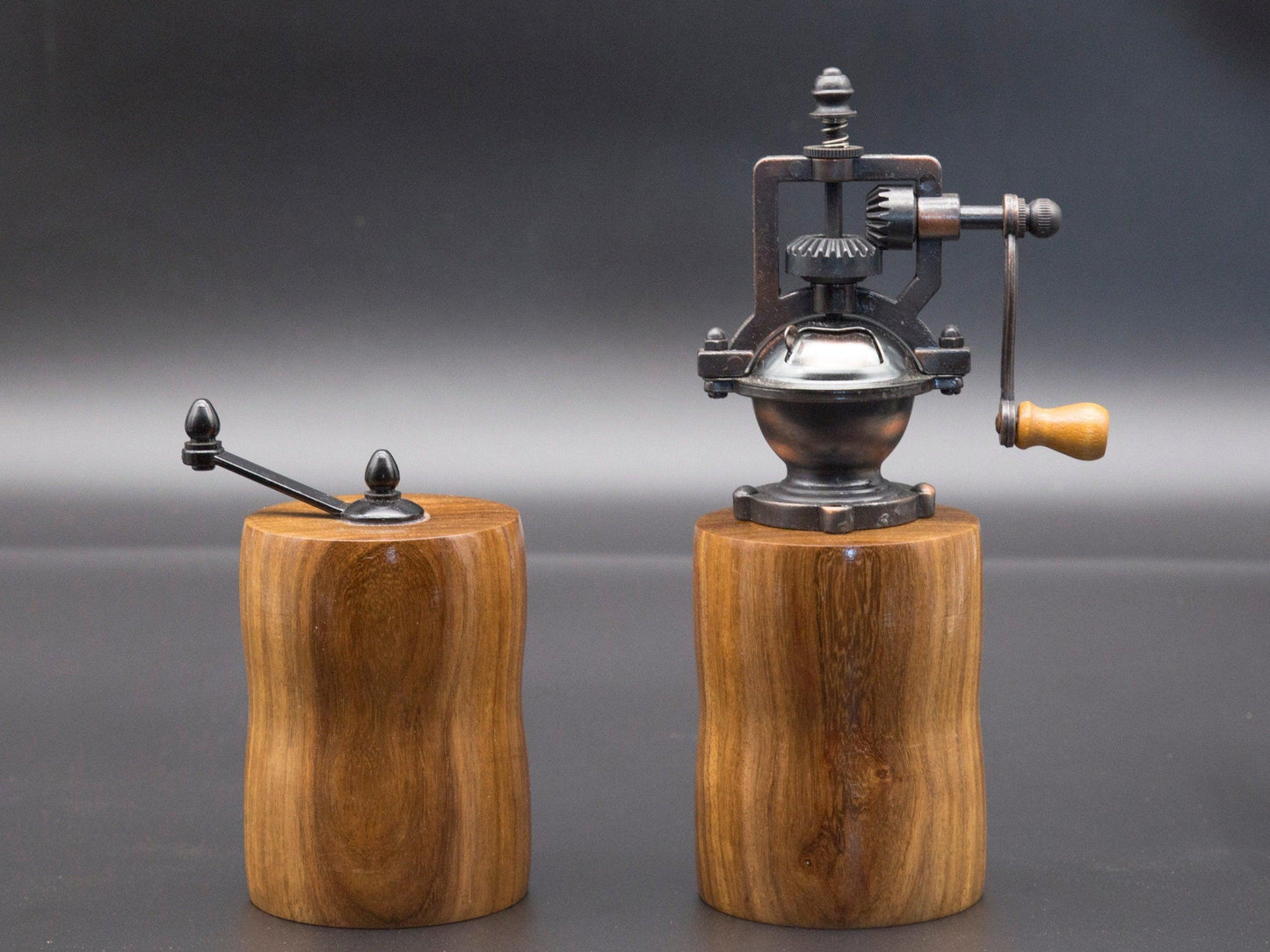 Salt And Pepper Mill Made From Kiaat - woodnlotsoflove