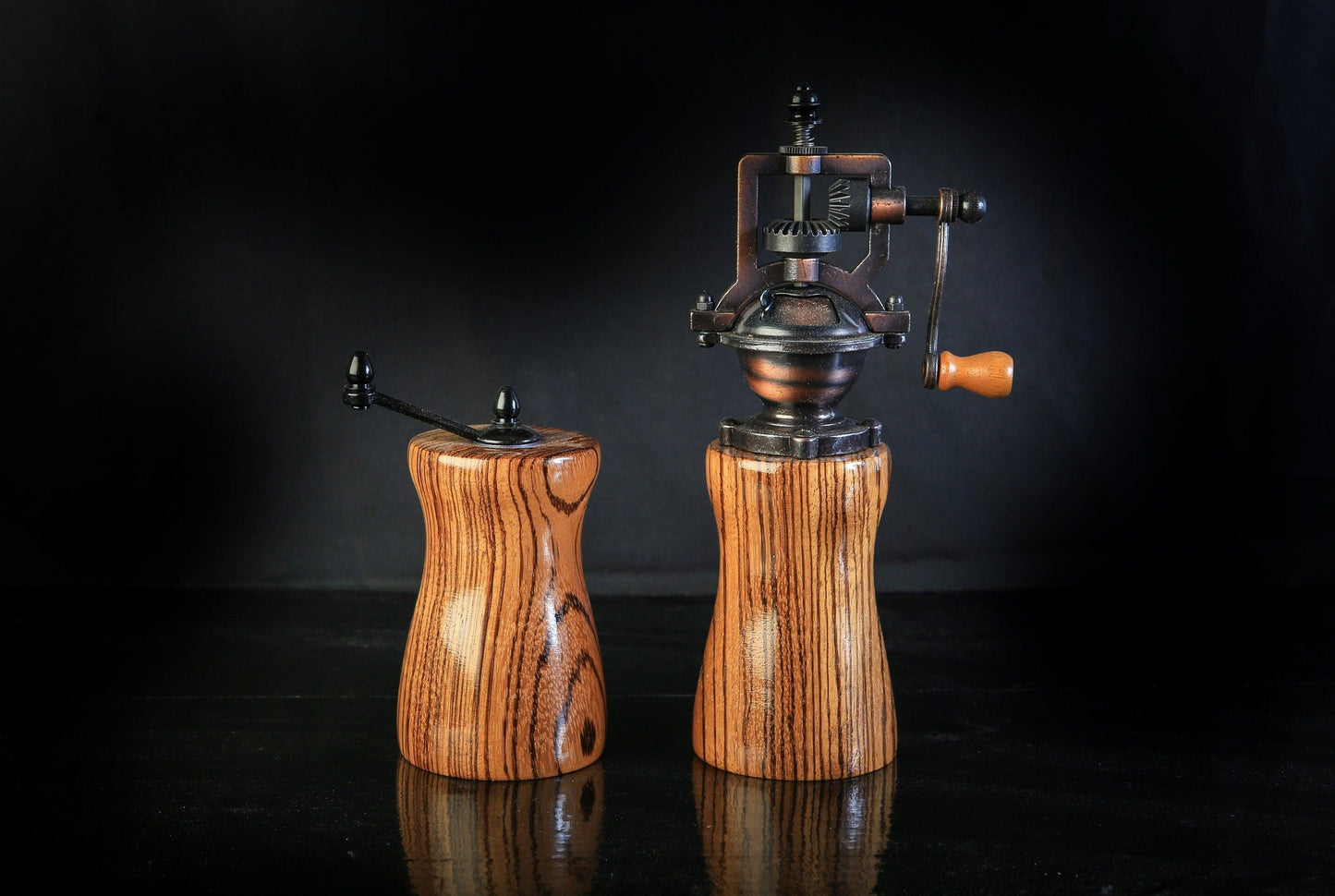 Slimline Salt And Pepper Mill In The Wood Of Your Choice - woodnlotsoflove