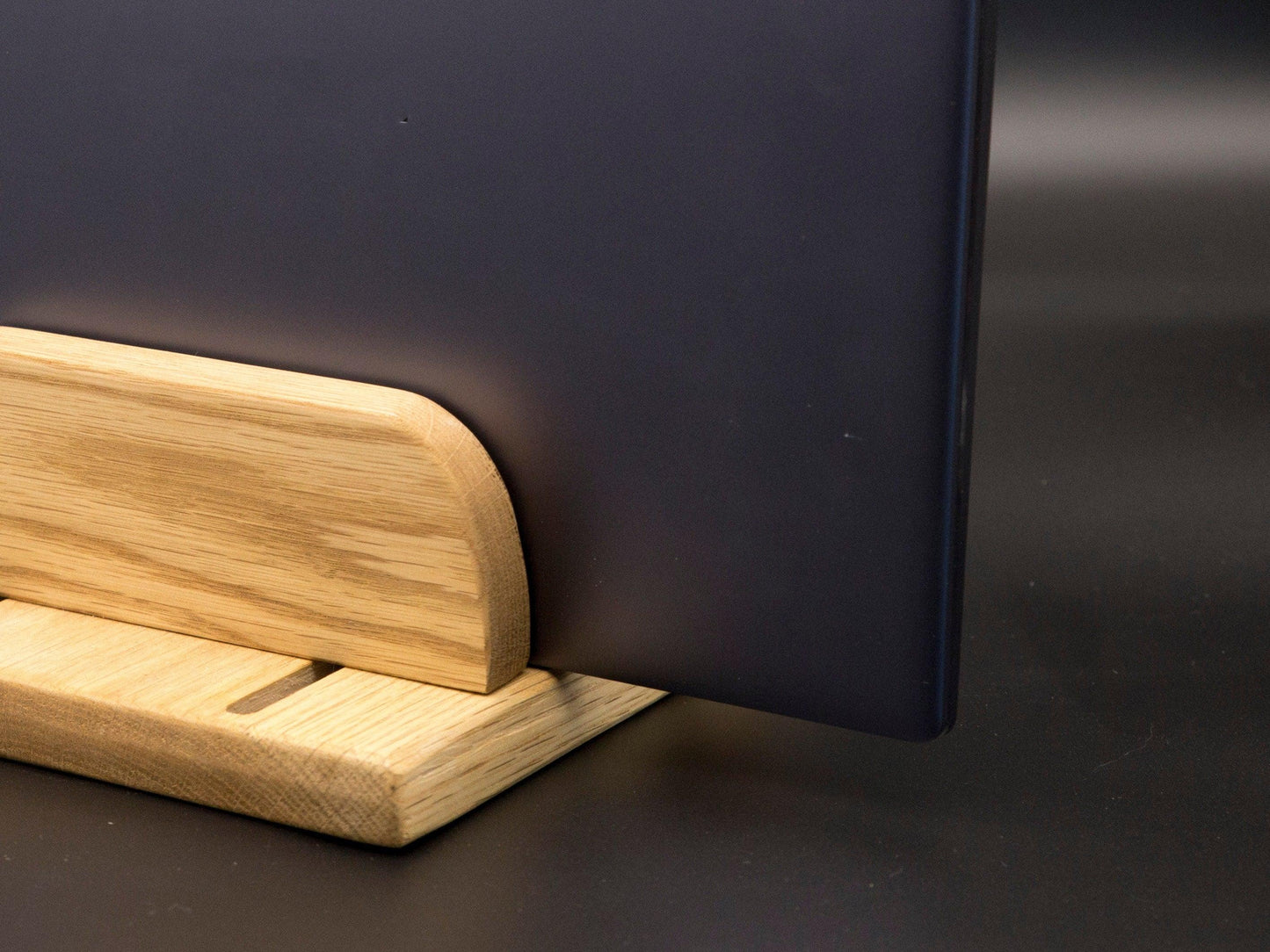 Solid Oak Laptop And Hard Drive Stand - woodnlotsoflove