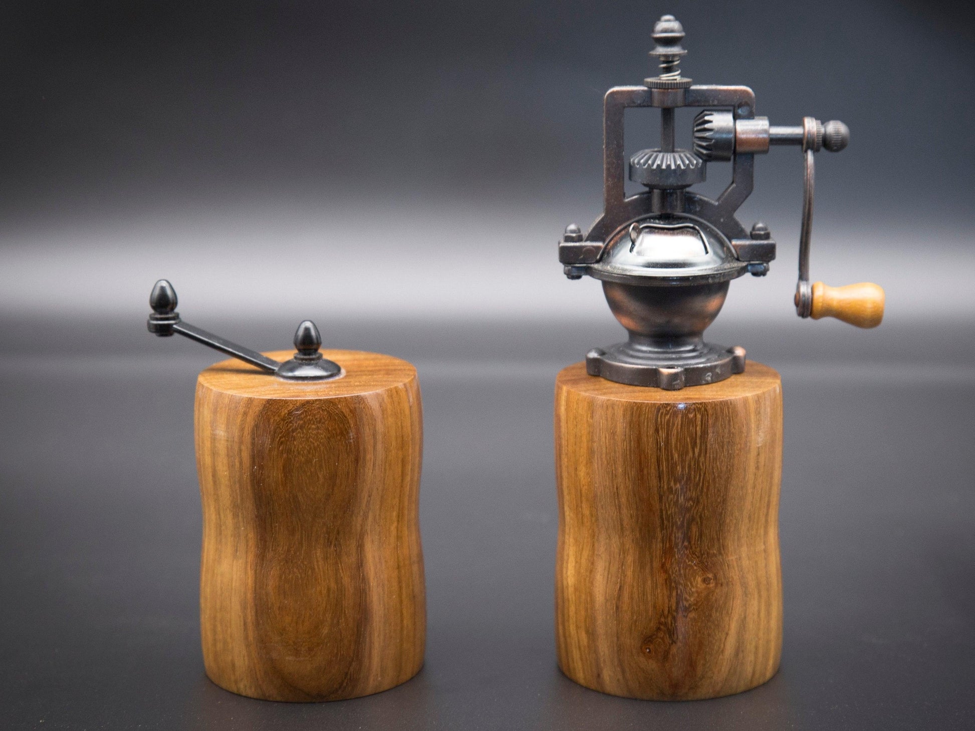 Salt And Pepper Mill Made From Kiaat - woodnlotsoflove