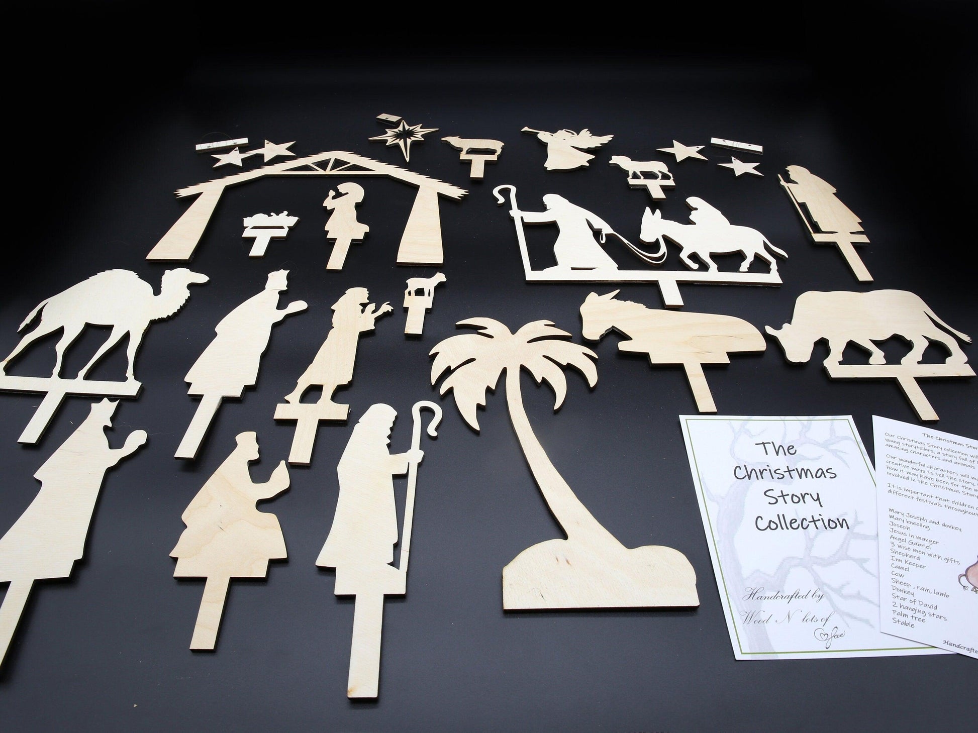 Christmas Wonderland Shadow Puppets - woodnlotsoflove