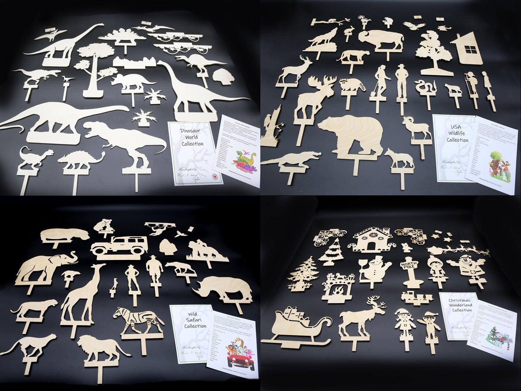 Happy Halloween Shadow Puppet Set - woodnlotsoflove