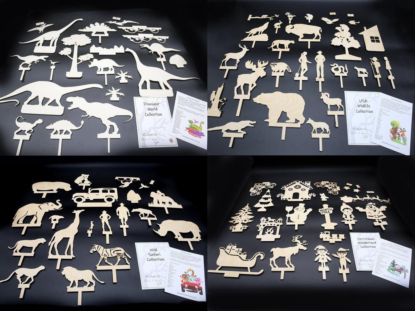 Shadow Puppet Theatre - With Two Puppet Sets - woodnlotsoflove