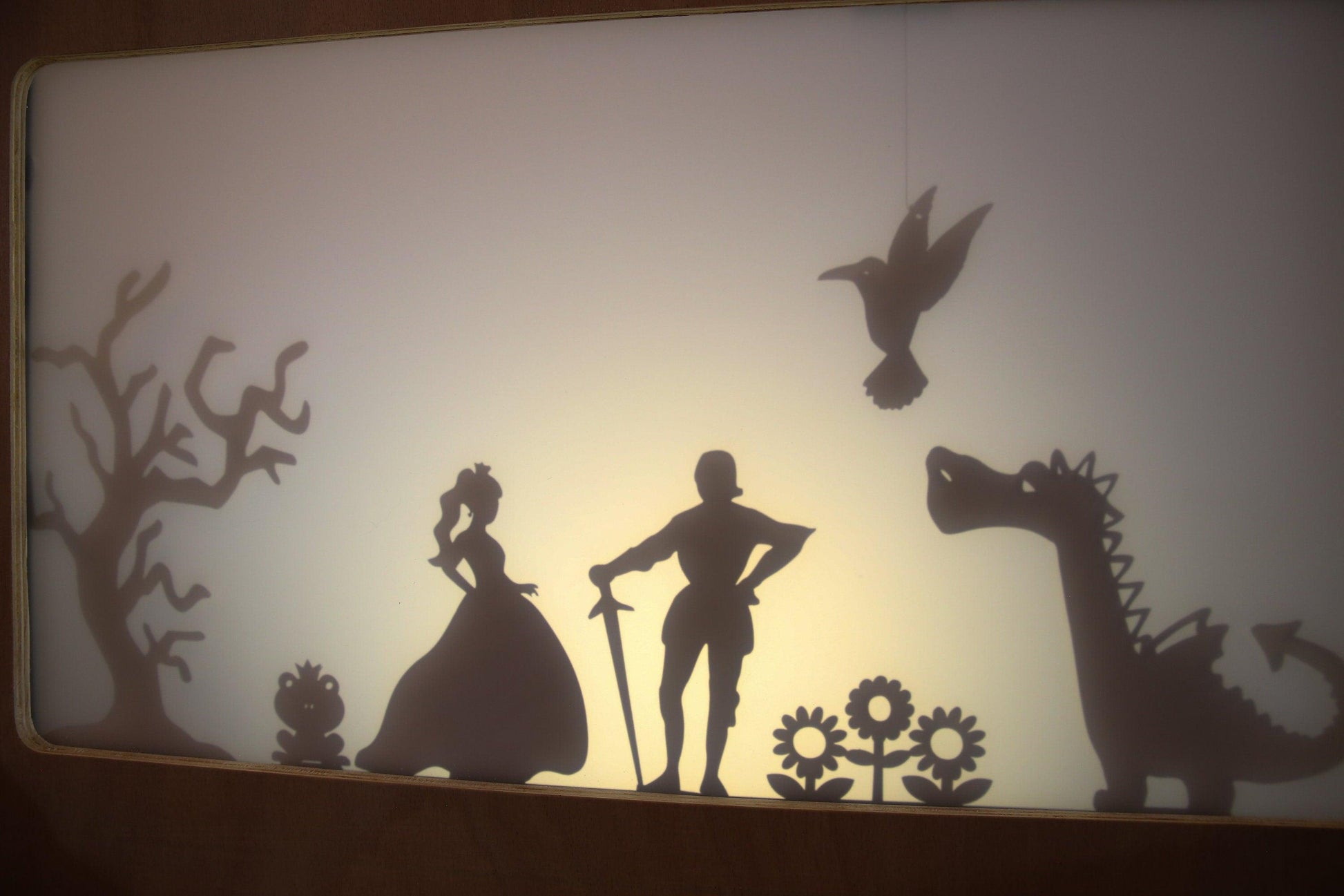 Shadow Puppet Theatre - With Two Puppet Sets - woodnlotsoflove