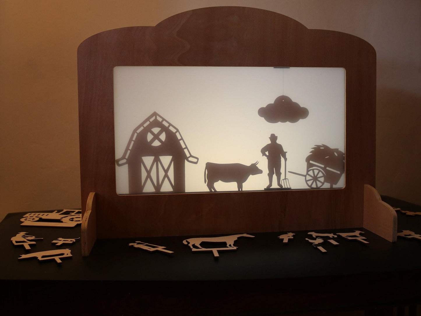 Farm Yard Shadow Puppets - woodnlotsoflove