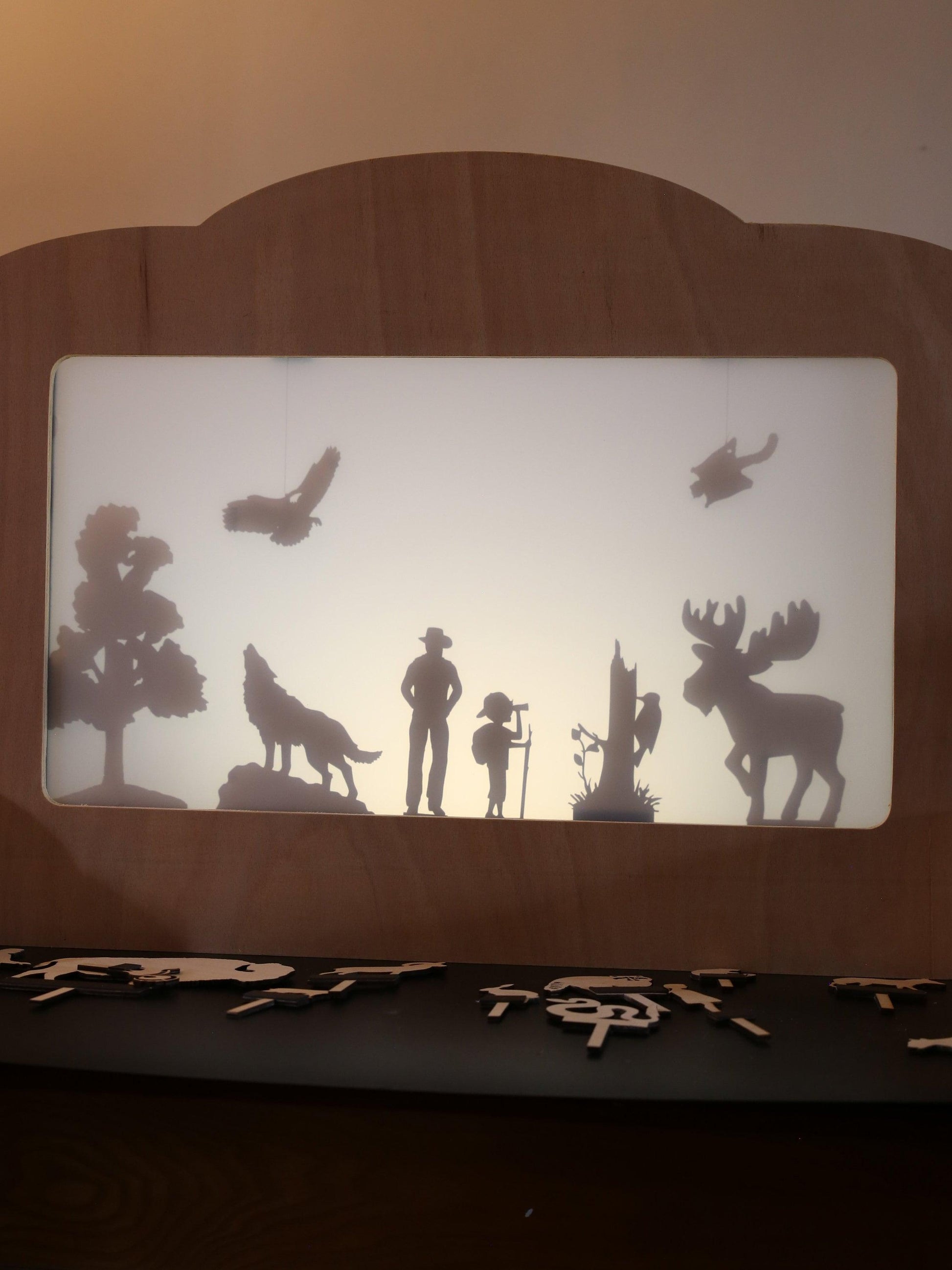 USA Wildlife Shadow Puppets - woodnlotsoflove