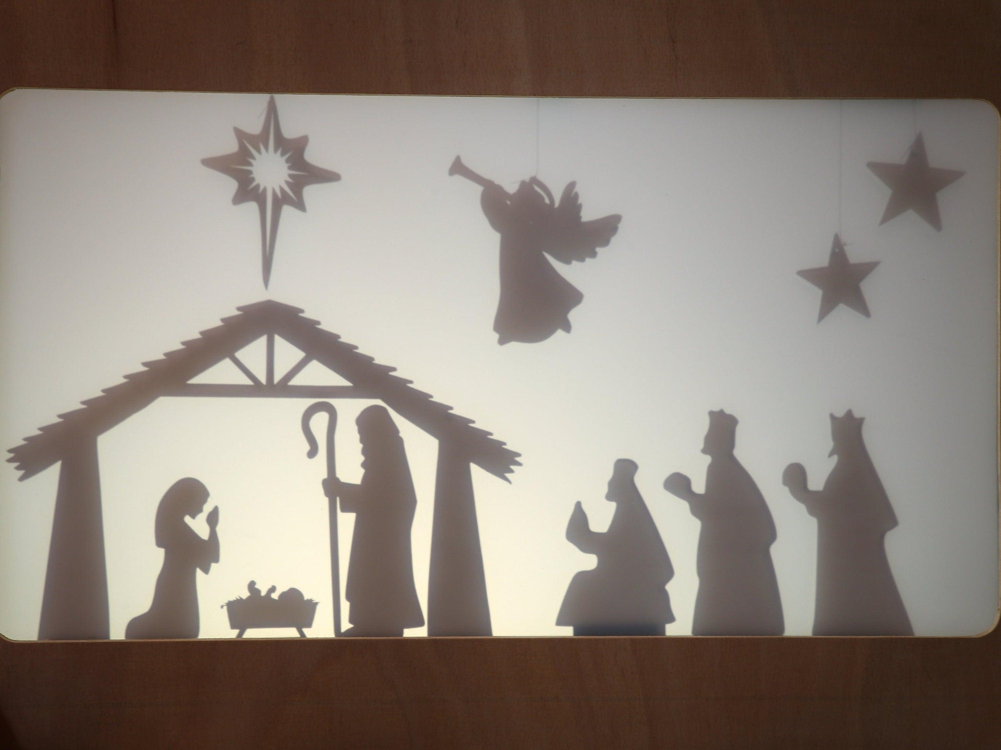 Nativity Story Shadow Puppets - woodnlotsoflove