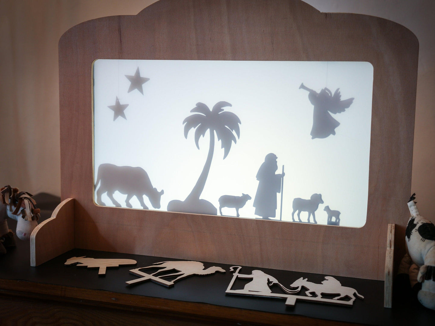 Nativity Story Shadow Puppets - woodnlotsoflove