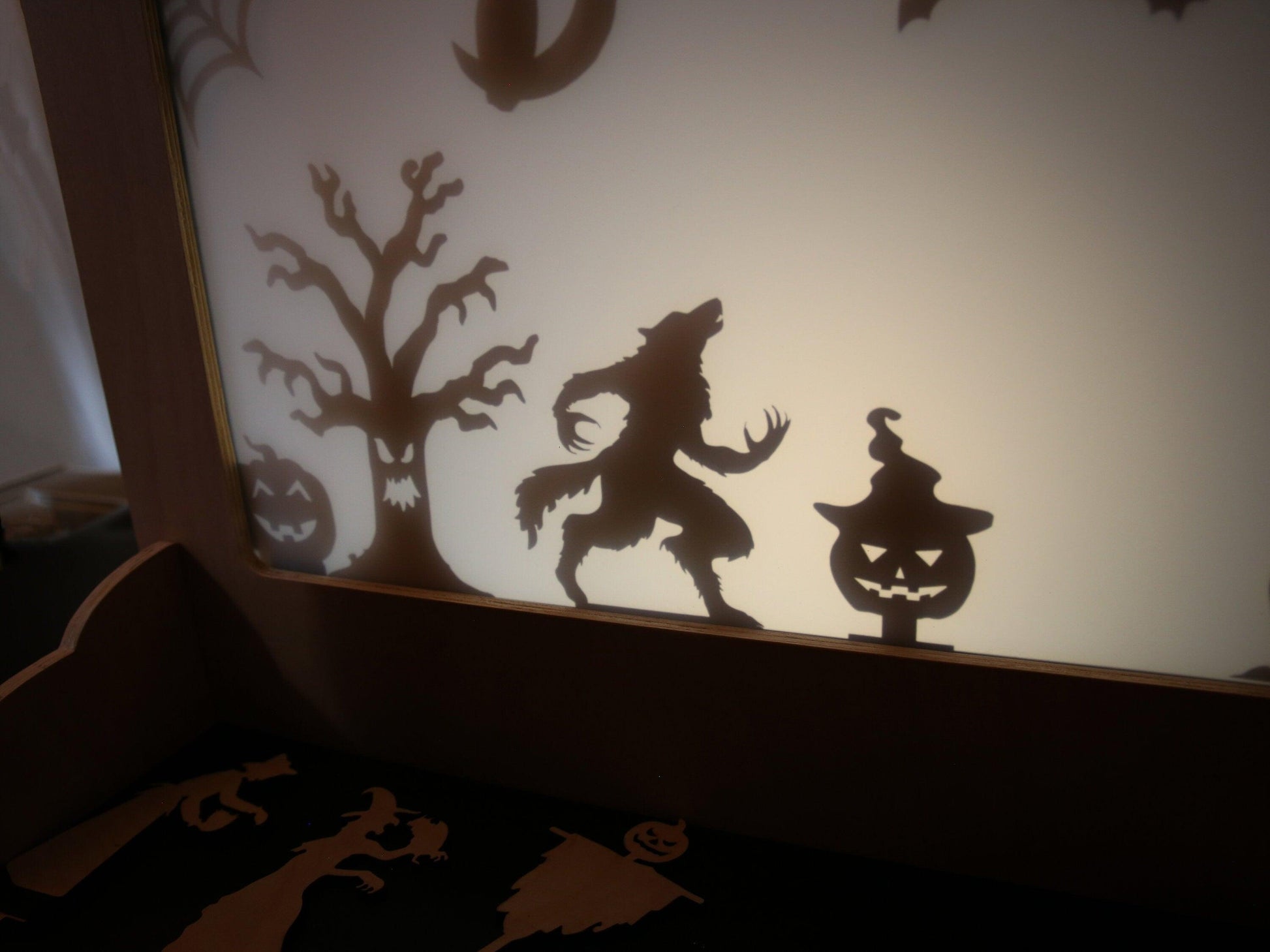 Happy Halloween Shadow Puppet Set - woodnlotsoflove