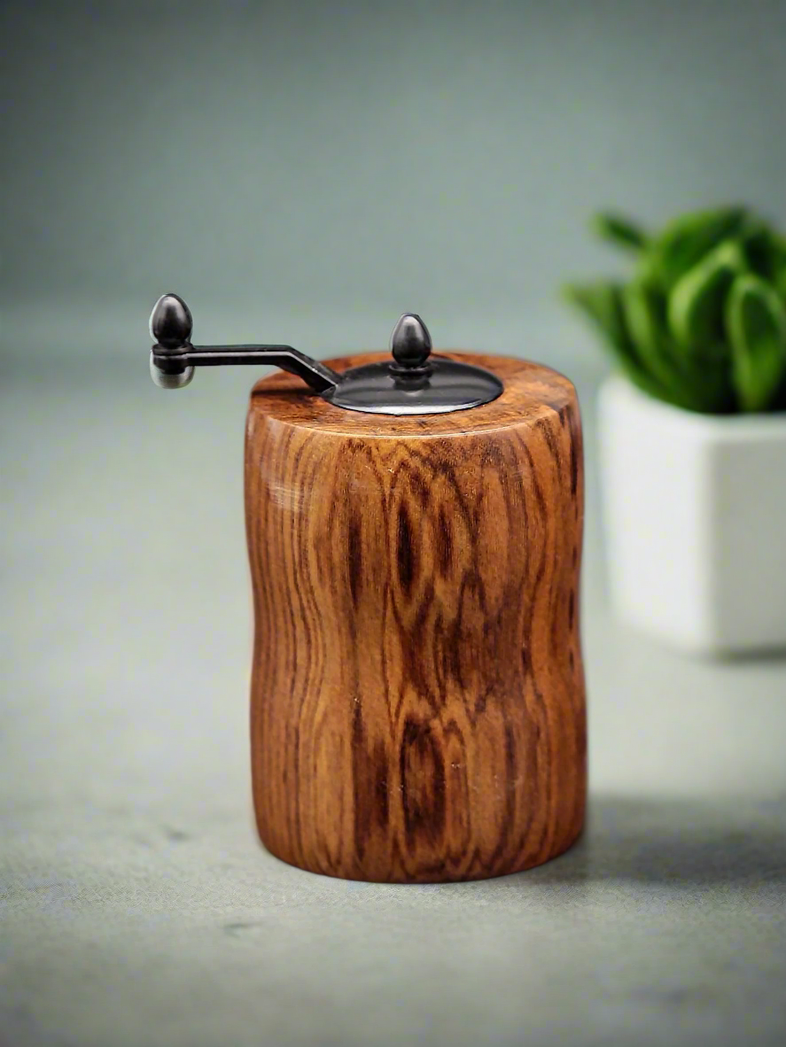 Salt And Pepper Mill Made From Sandalwood