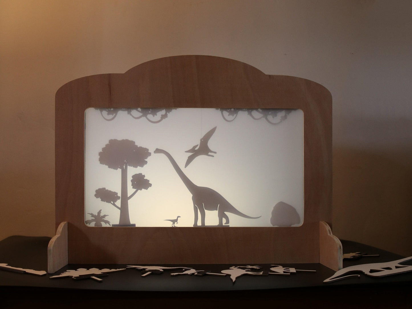 Shadow Puppet Theatre - With Three Puppet Sets - woodnlotsoflove