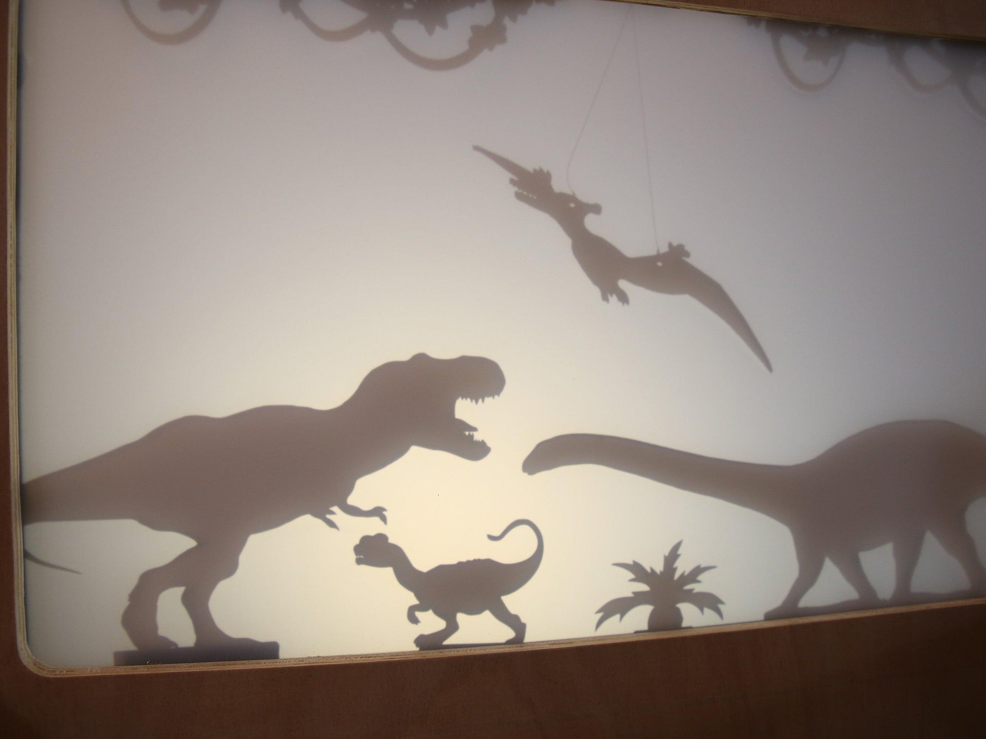 Dinosaur World Shadow Puppets - woodnlotsoflove