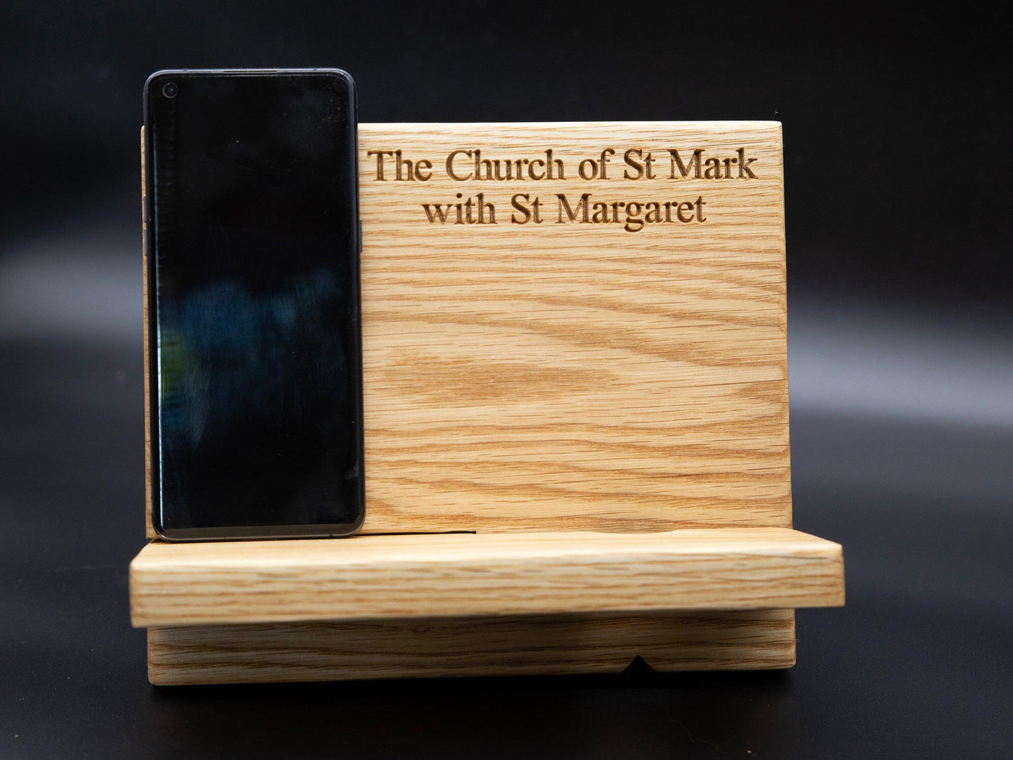 Oak Card Reader Stand - Business POS Reader - woodnlotsoflove