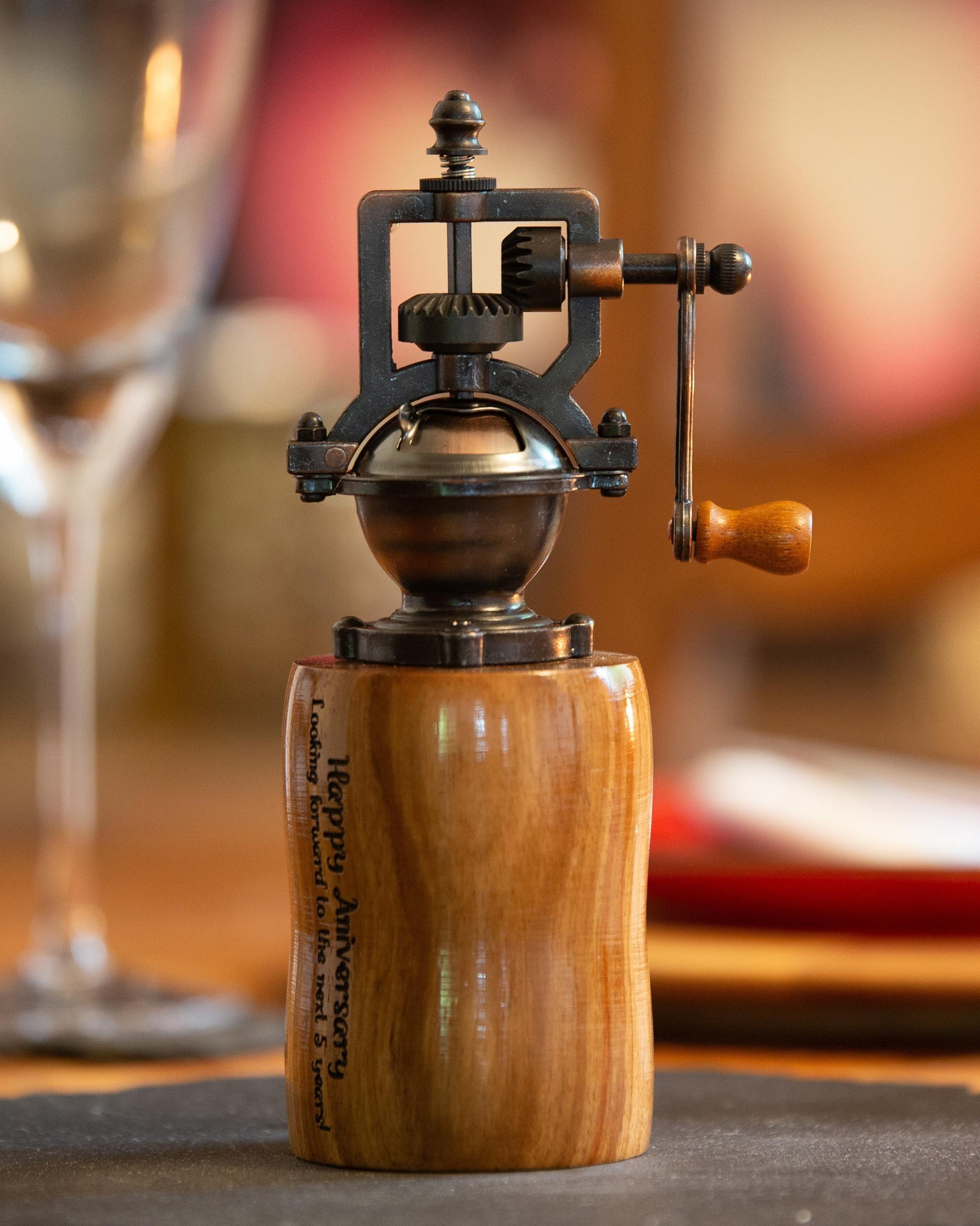 Pepper Mill Made From Kiaat - woodnlotsoflove