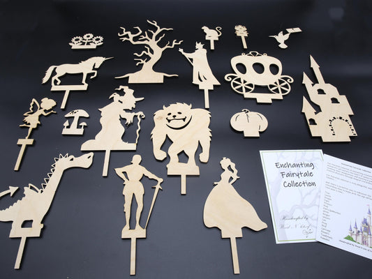 Fairy Tale Shadow Puppets - woodnlotsoflove