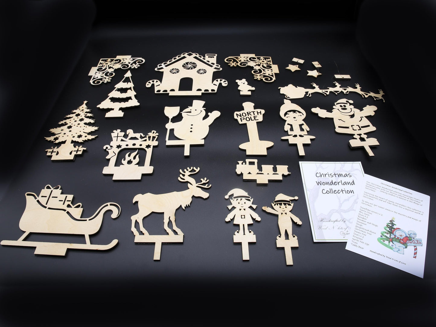 Christmas Wonderland Shadow Puppets - woodnlotsoflove