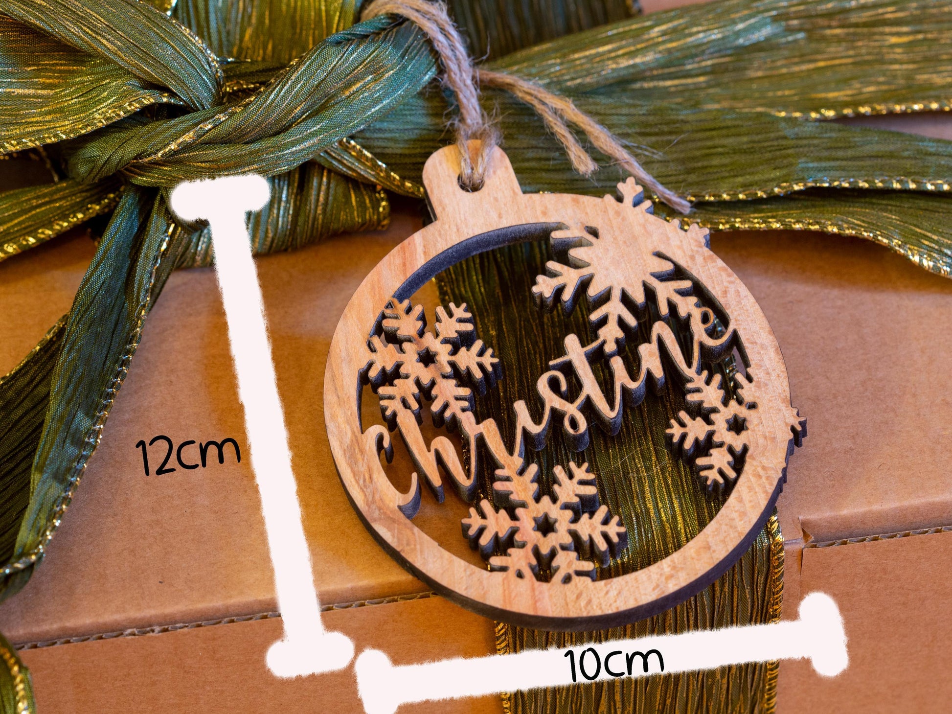 Personalised Oak Gift Tags - Stocking Tags - woodnlotsoflove