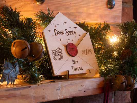 Personalised Letter To Santa - Free Standing - woodnlotsoflove